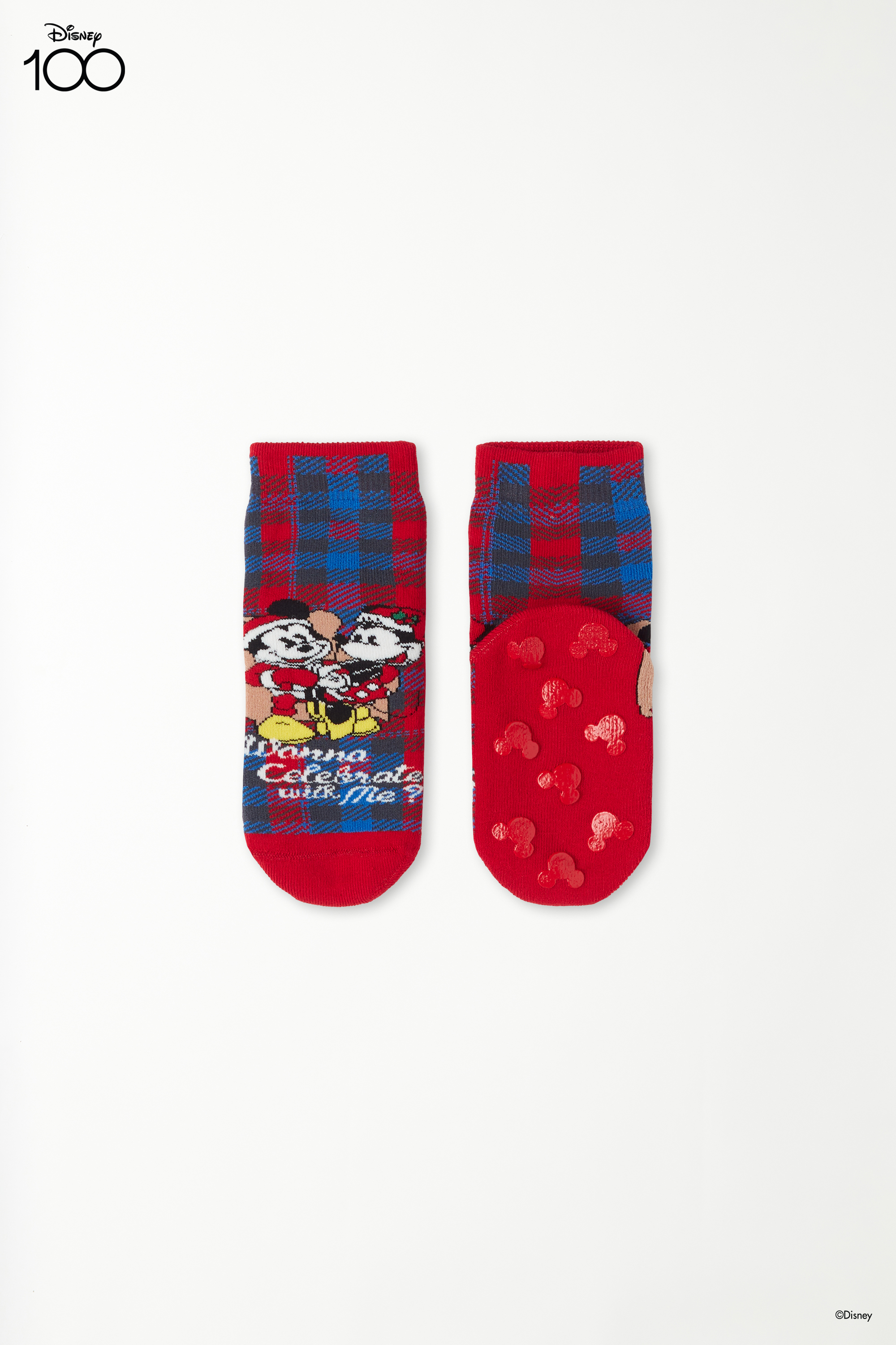 Kids' Unisex Disney 100 Print Non-Slip Socks