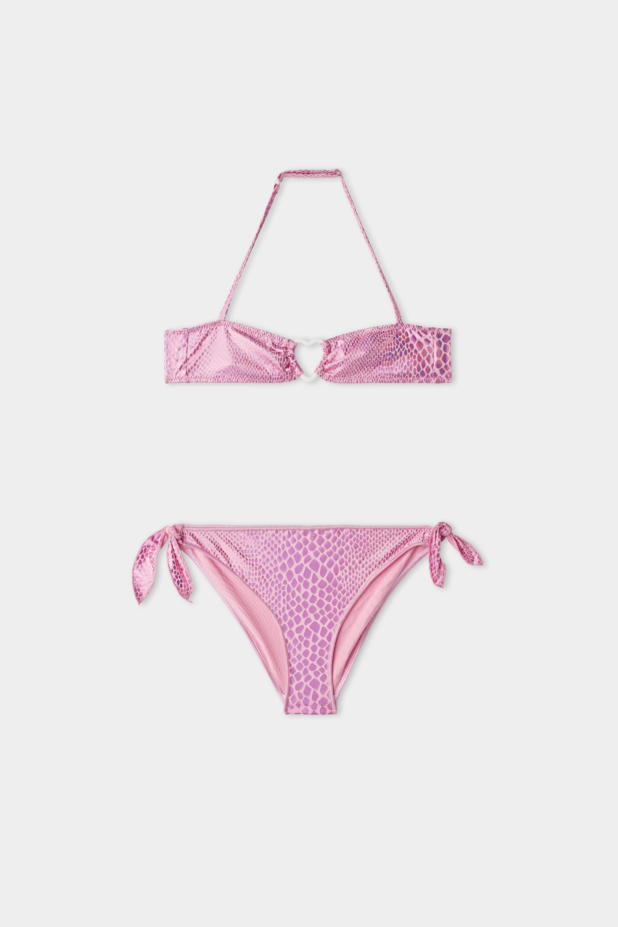 Girls’ Lovely Snake Bandeau Bikini