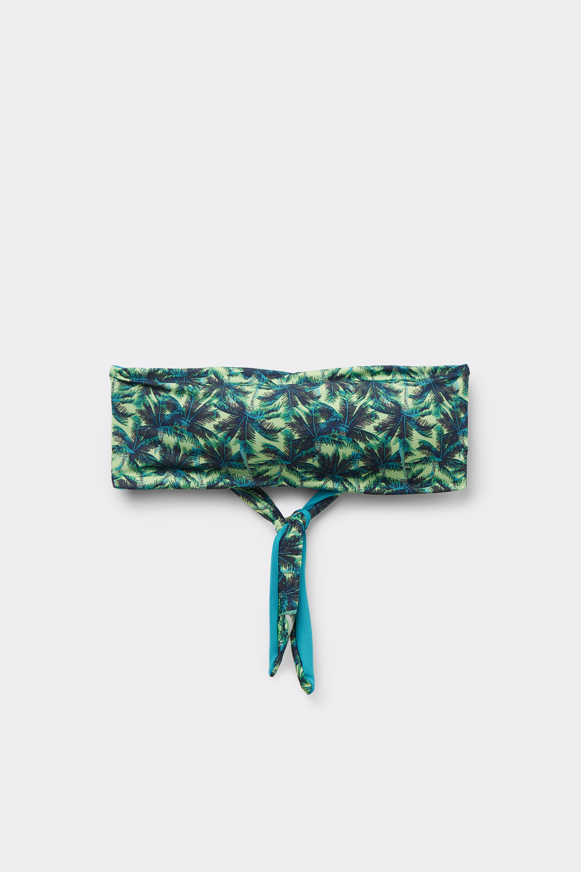 Tropic Island Bandeau Bikini Top with Removable Padding