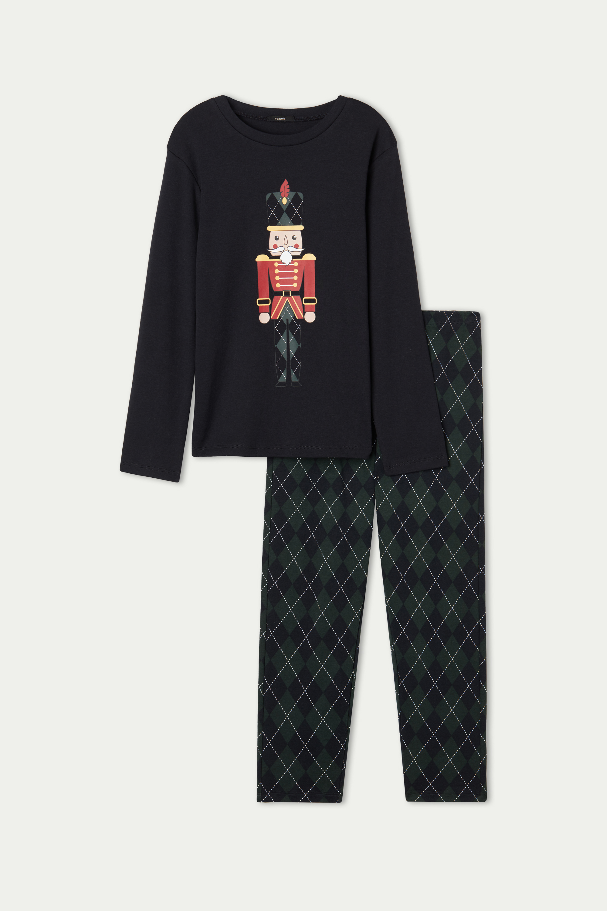 Boys’ Nutcracker Print Long Pyjamas Tezenis