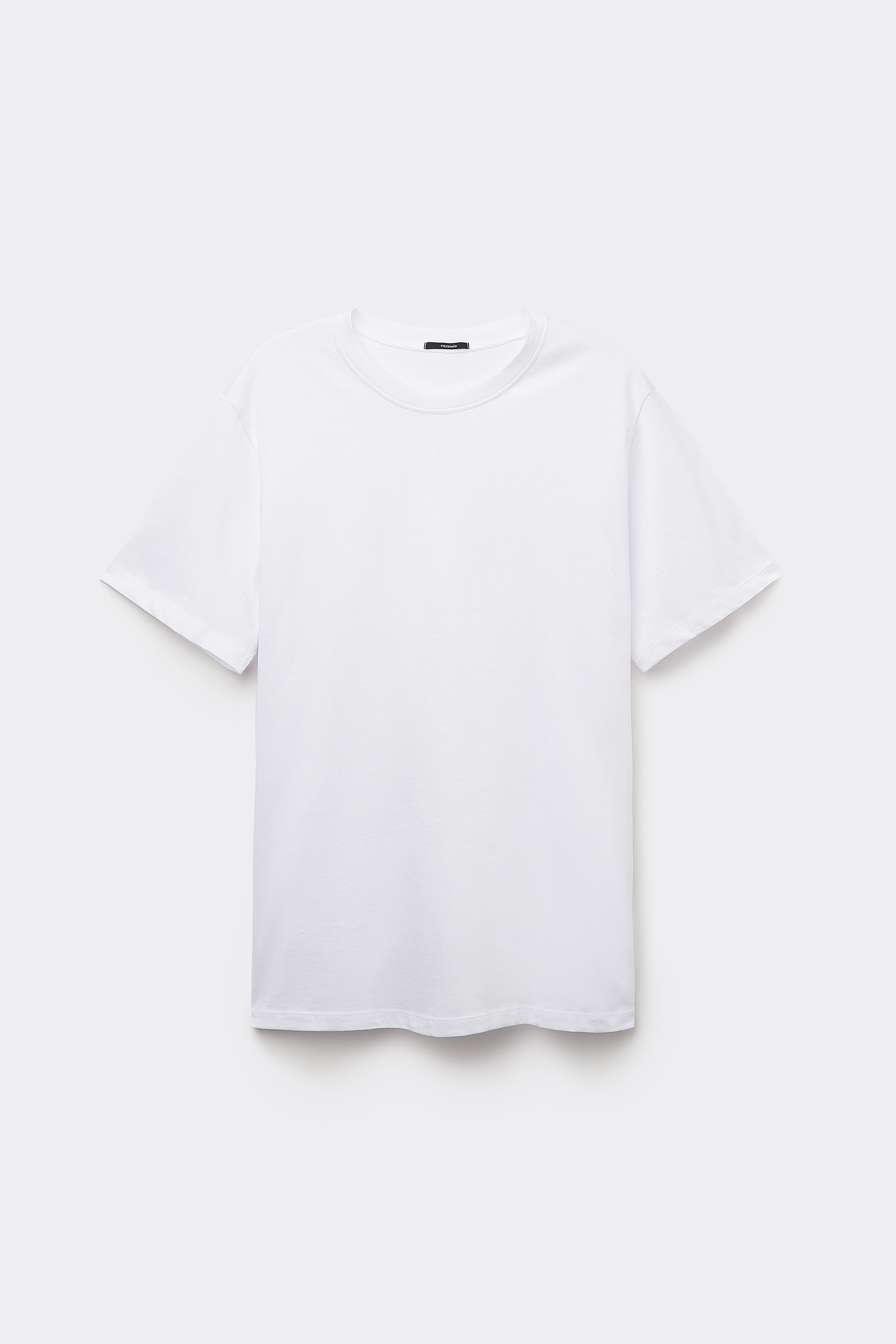 Crew-Neck 100$ Cotton T-Shirt