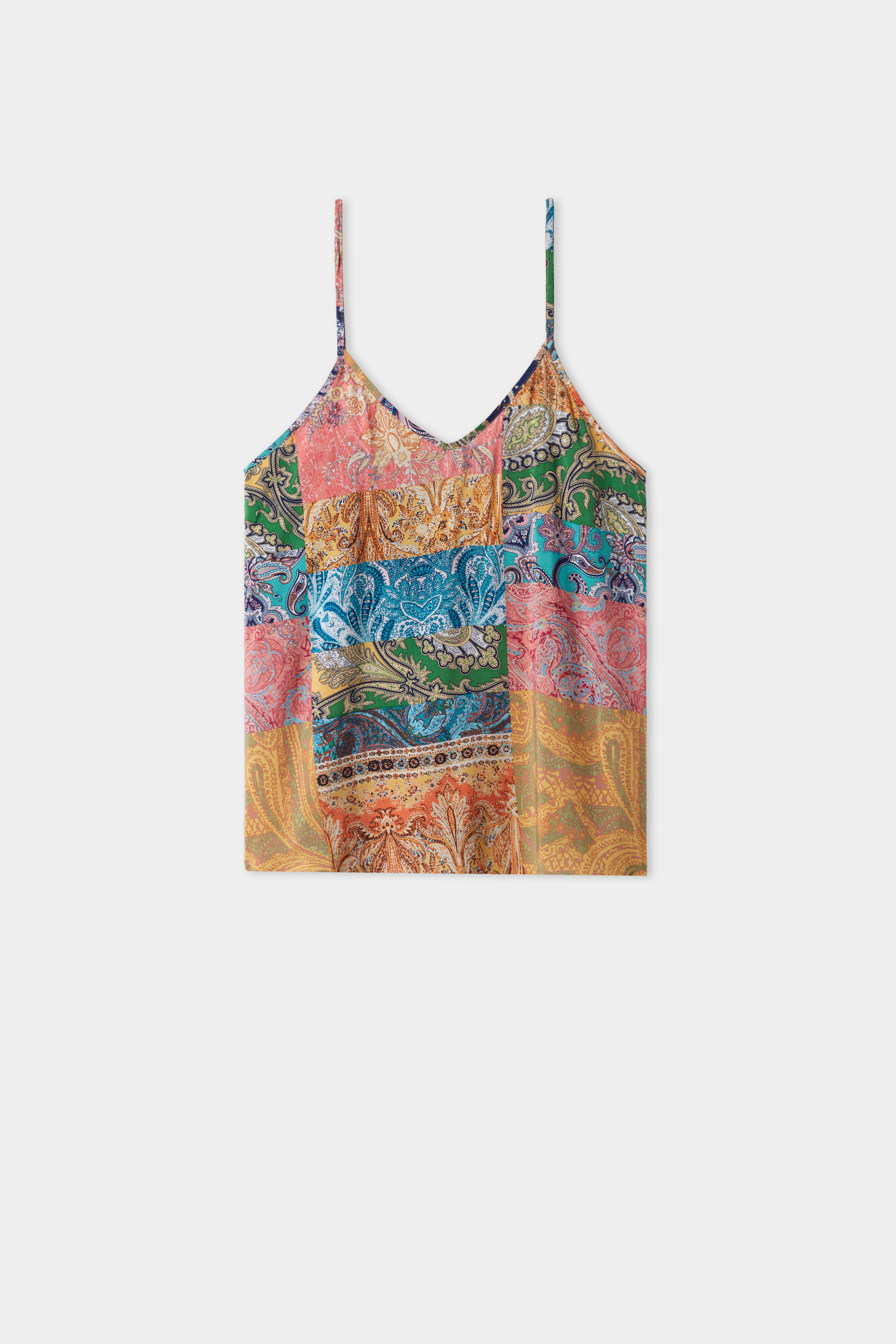 Top de Tirants Evasé Tela Viscosa | Tezenis