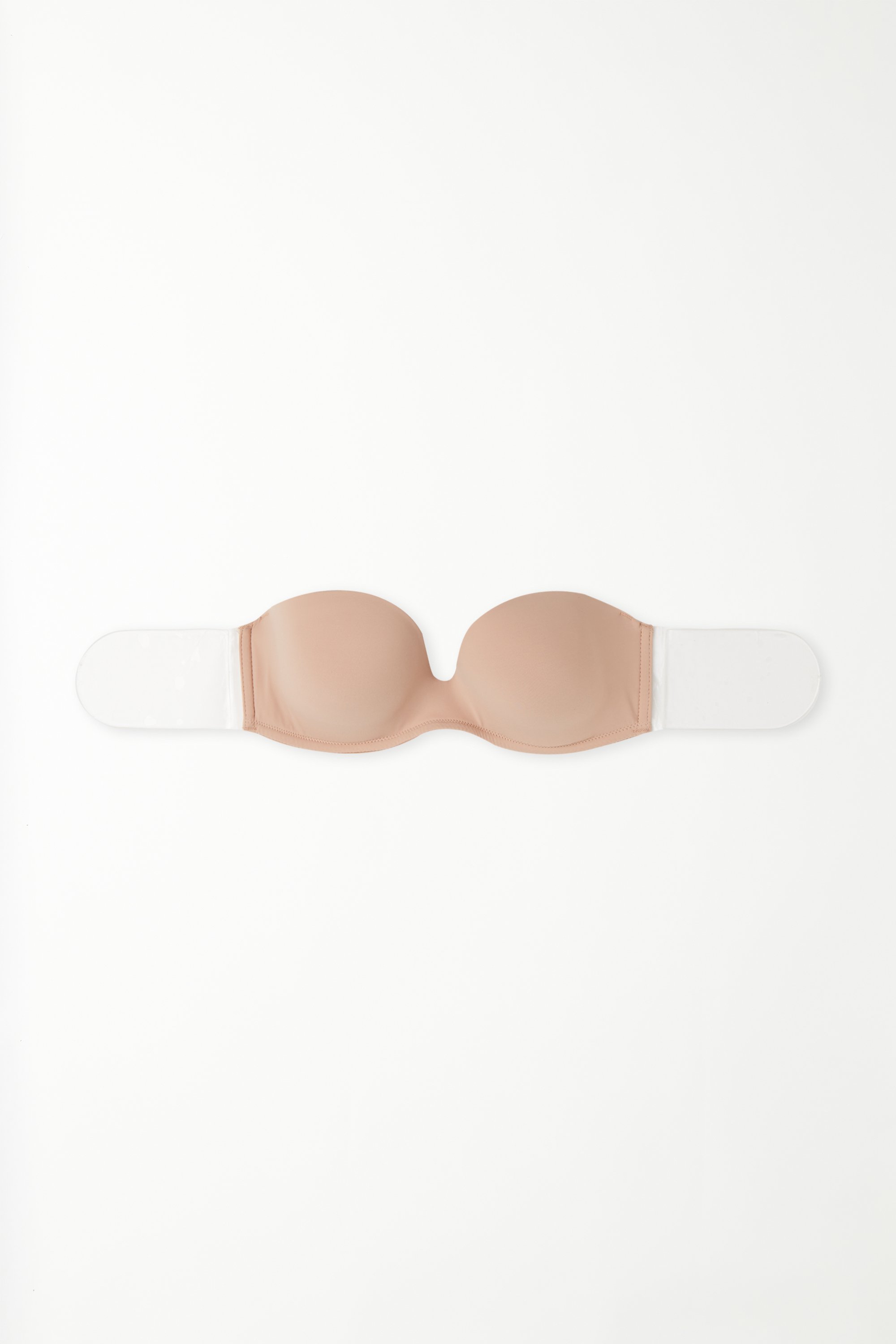 Hold-Up Bandeau Bra with Silicone Back