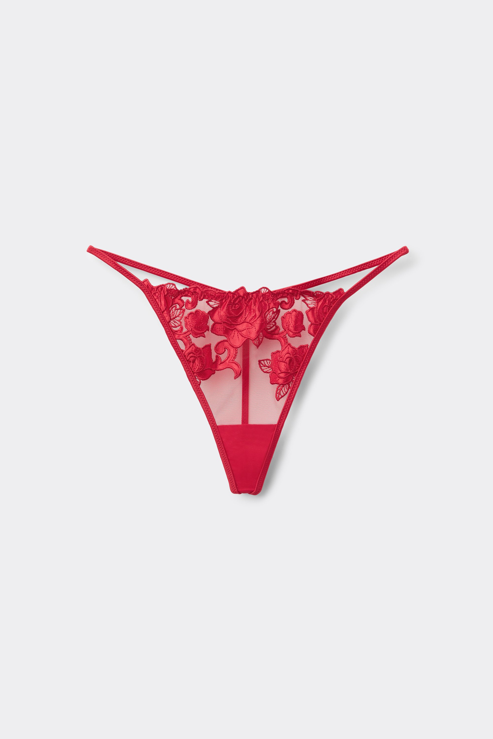 String mit Tanga-Seitenband Rose Wonder Rot