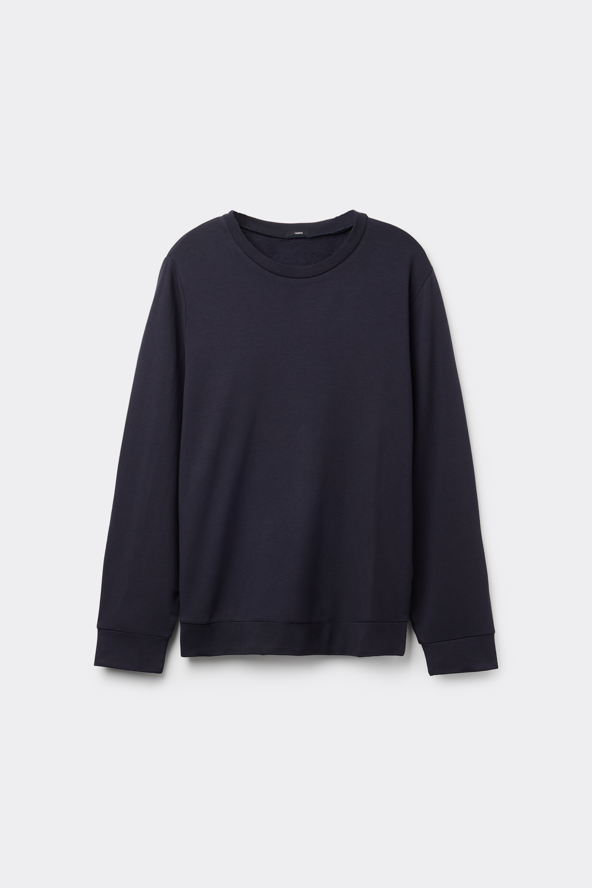 Felpa Uomo Premium Peso Pesante In Pile – Girocollo Pullover Tinta Unita – Oscillator