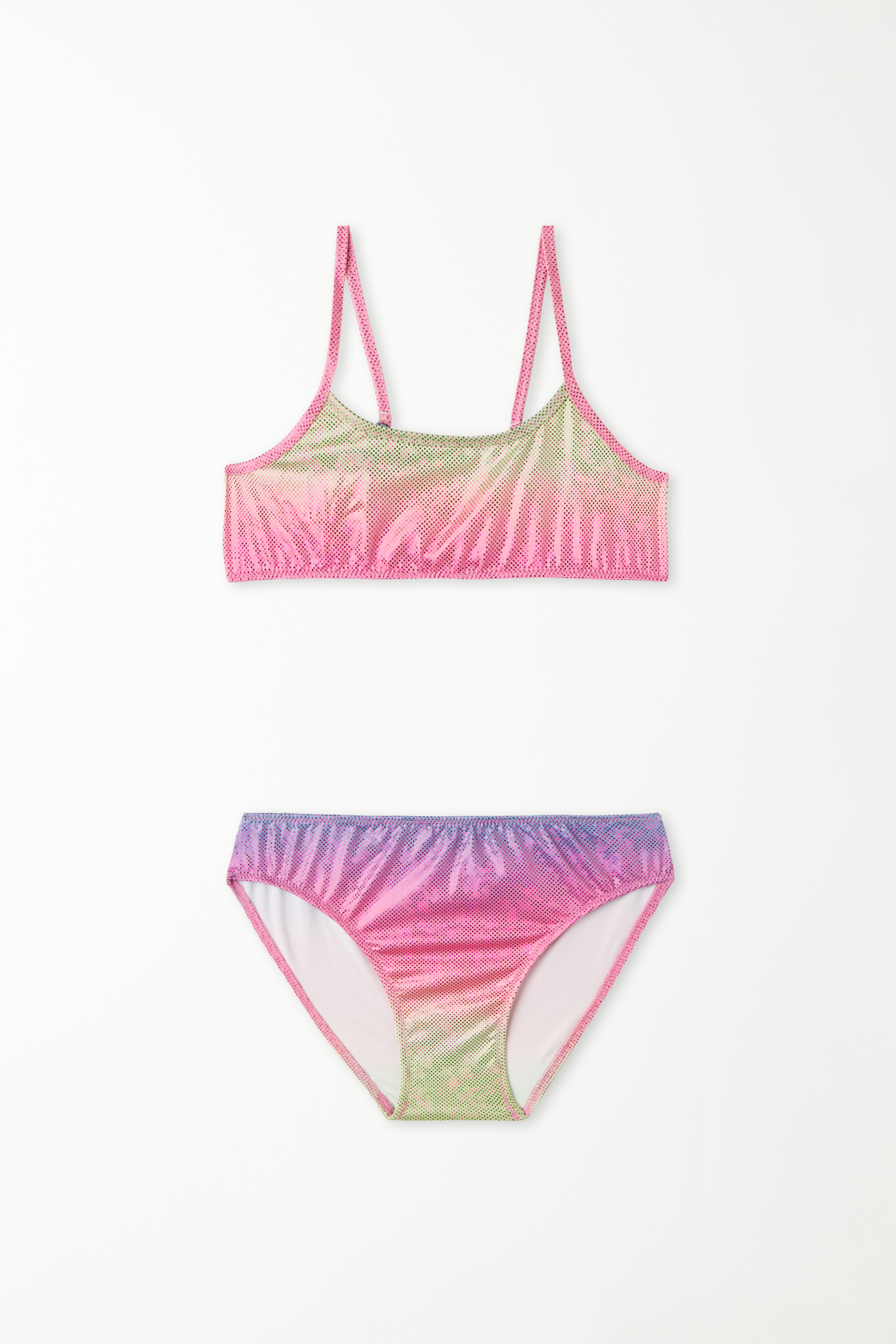 Girls’ Faded Mermaid Bikini Top and Bottoms