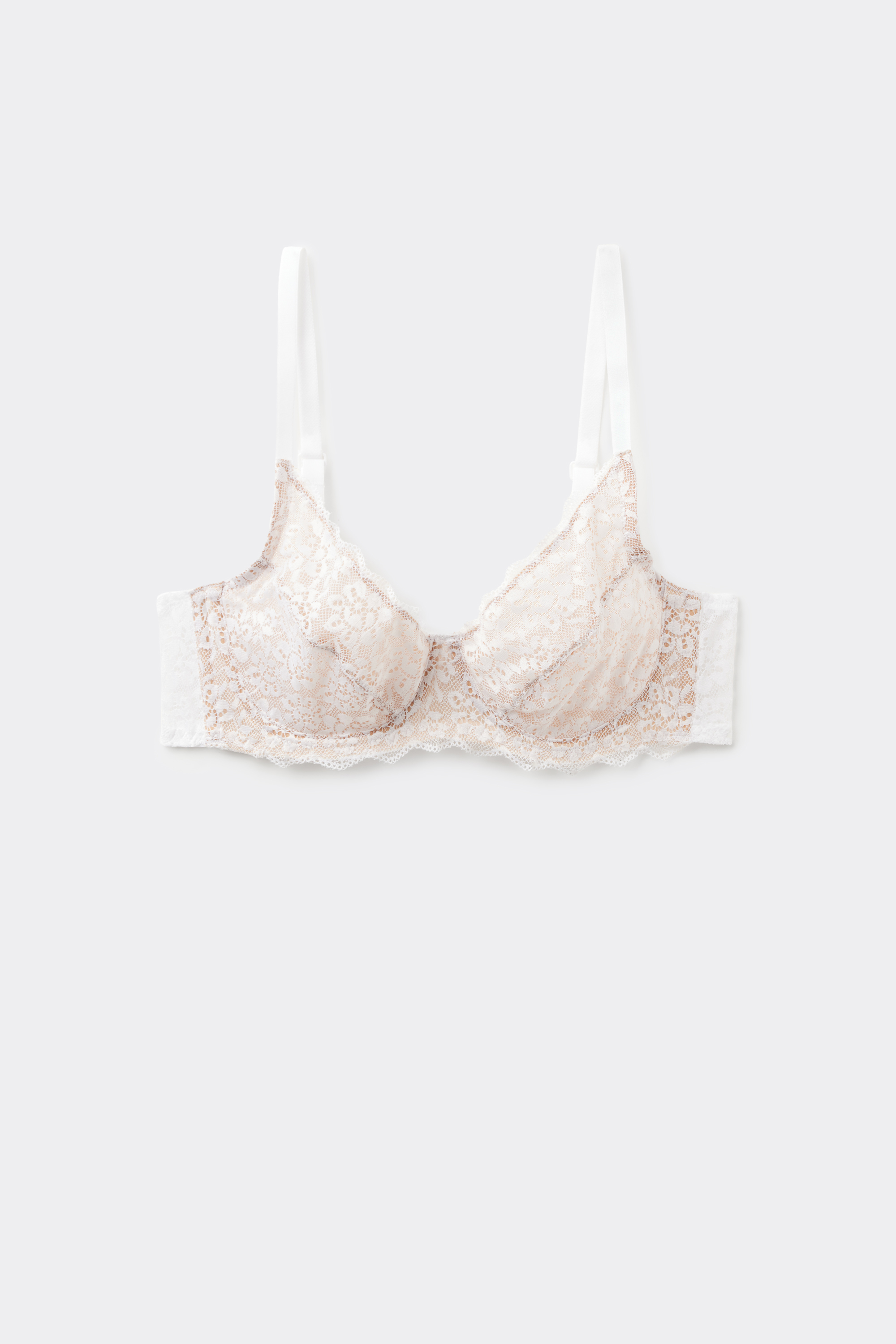 Reggiseno Balconcino Non Imbottito in Pizzo Riciclato Paris
