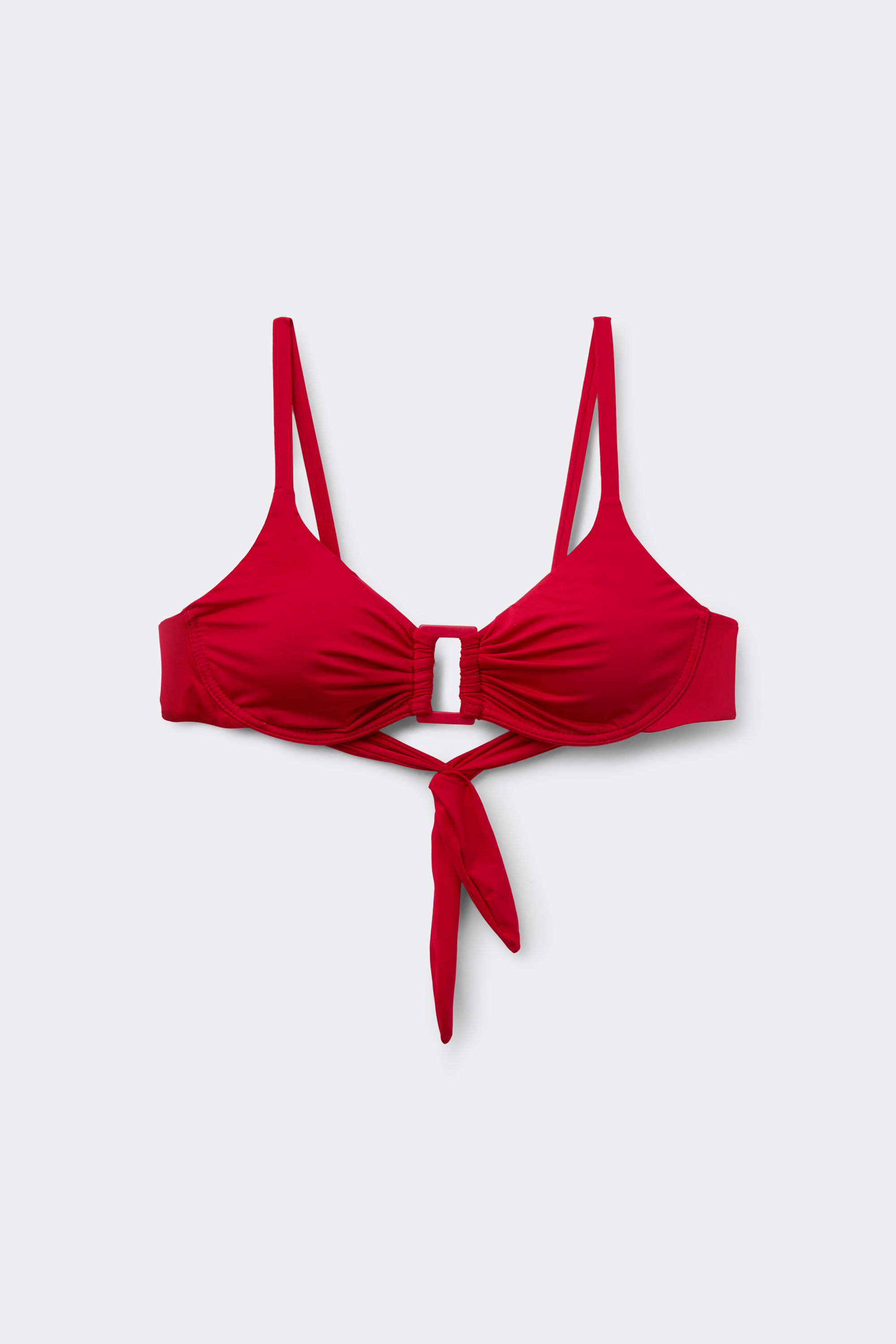 Haut de Bikini Balconnet Timeless Look Rouge Brillant