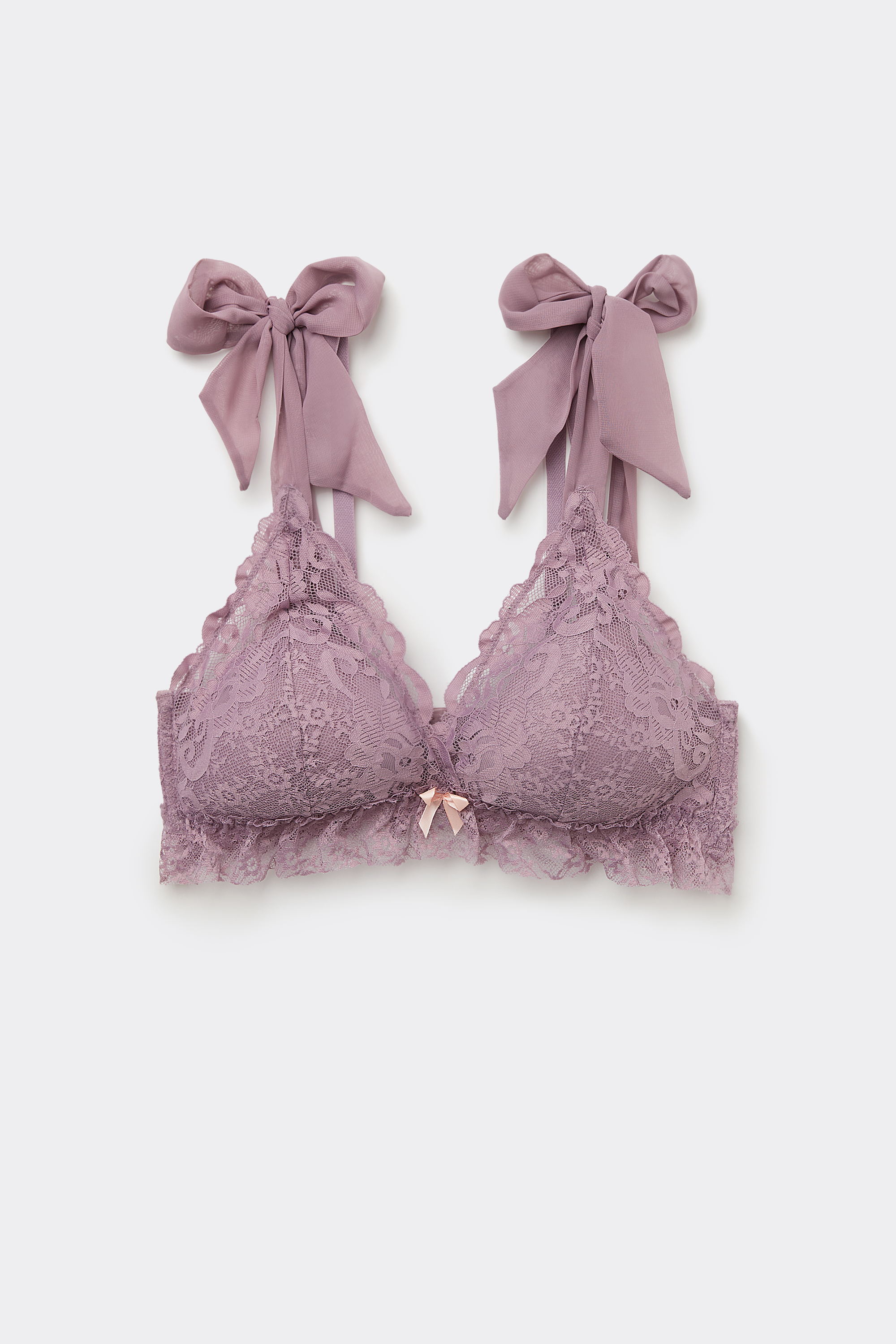 Sujetador Triángulo con Copas de Espuma Fina Soft Mauve Chiffon Havana