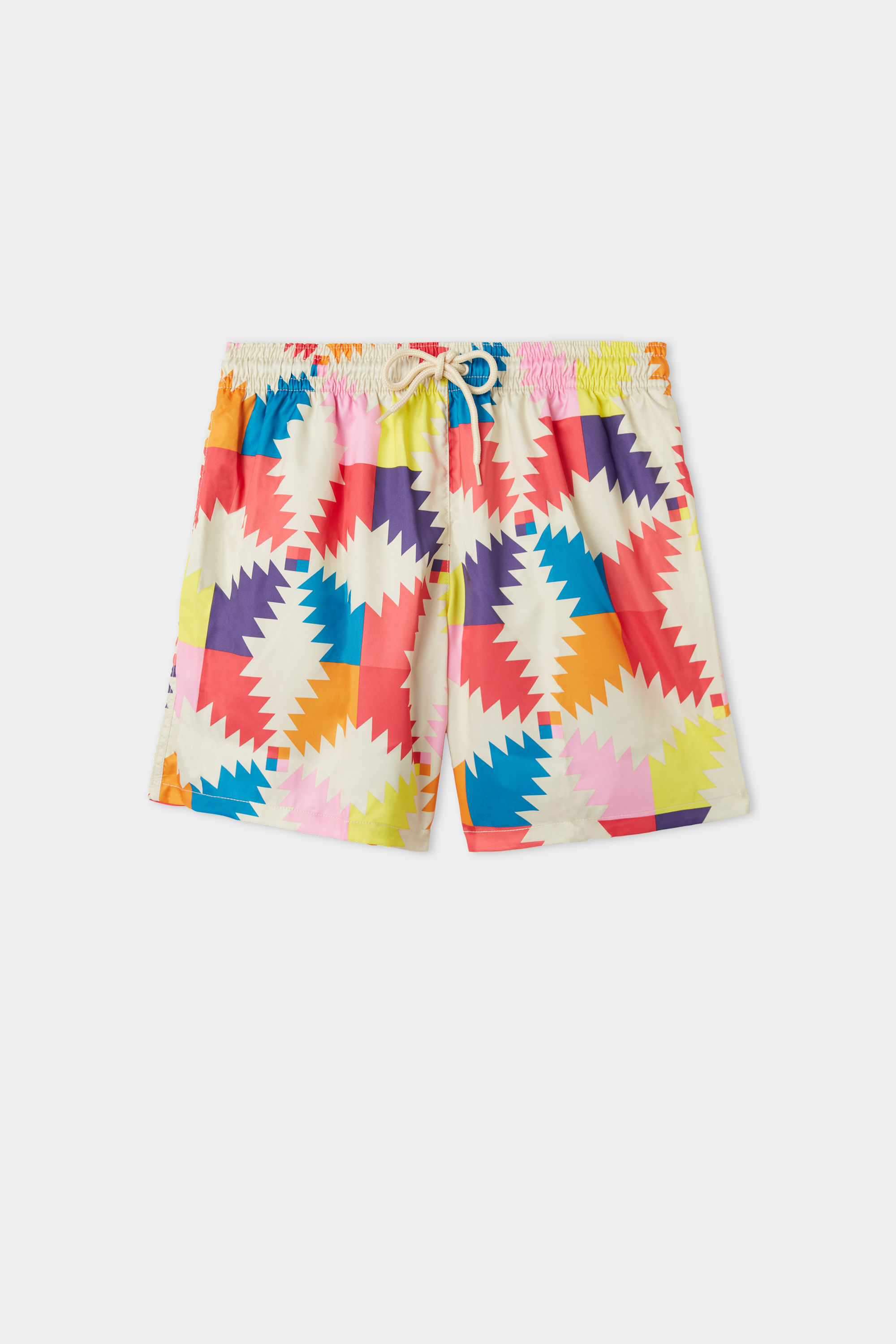 Bade-Boxershorts mit Print