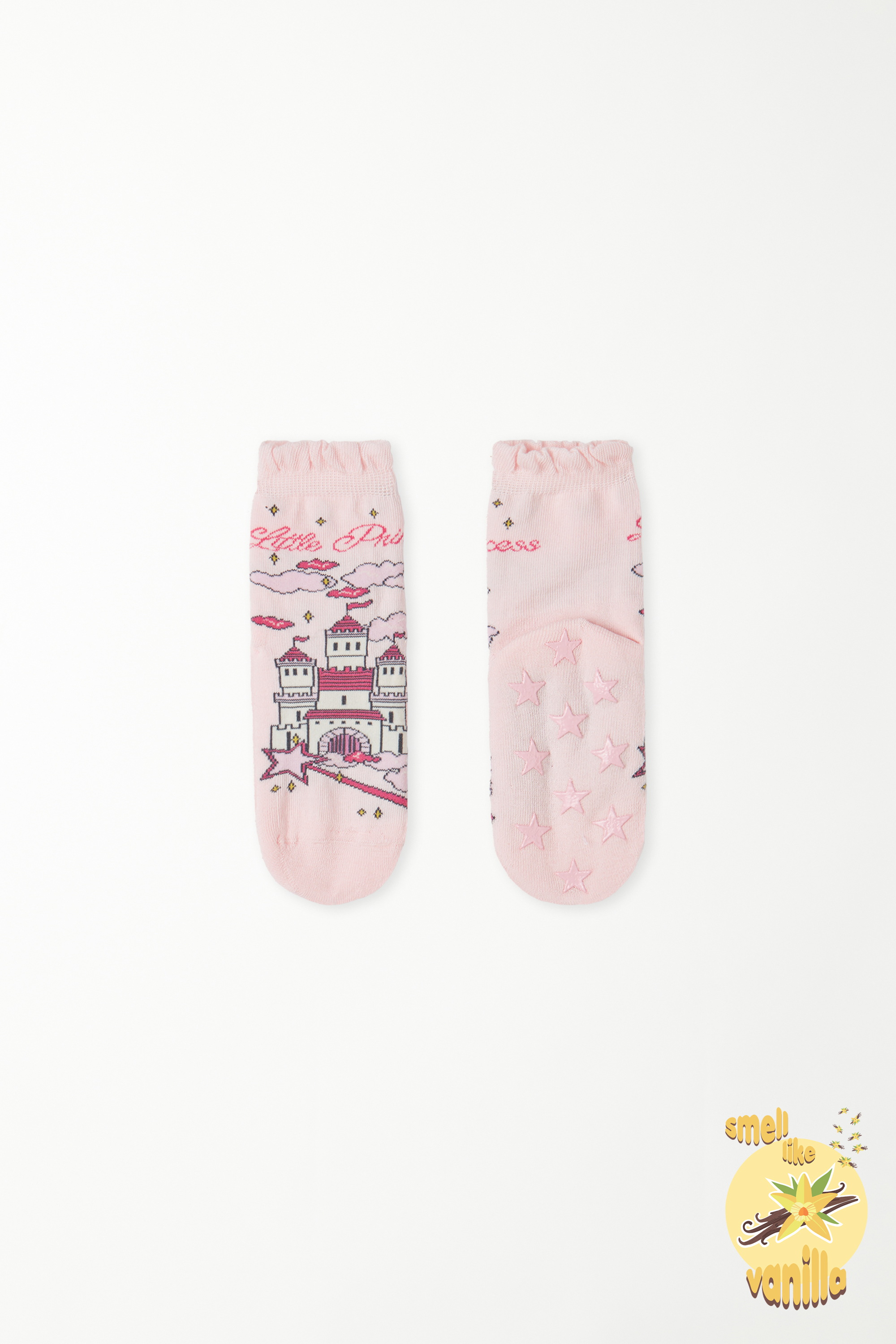 Krátké Tenké Parfémované Dívčí Protiskluzové Ponožky