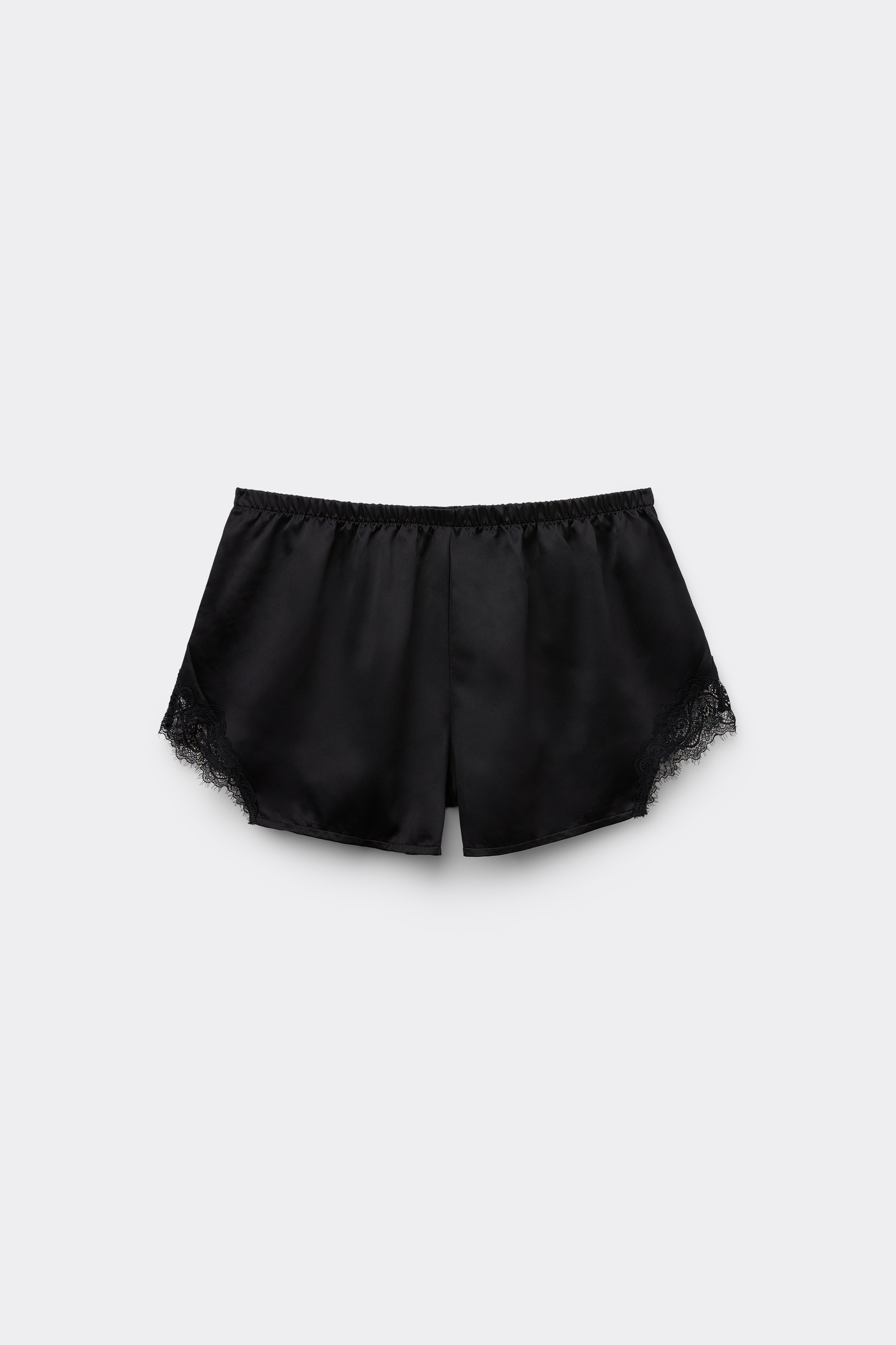Satin and Lace Shorts