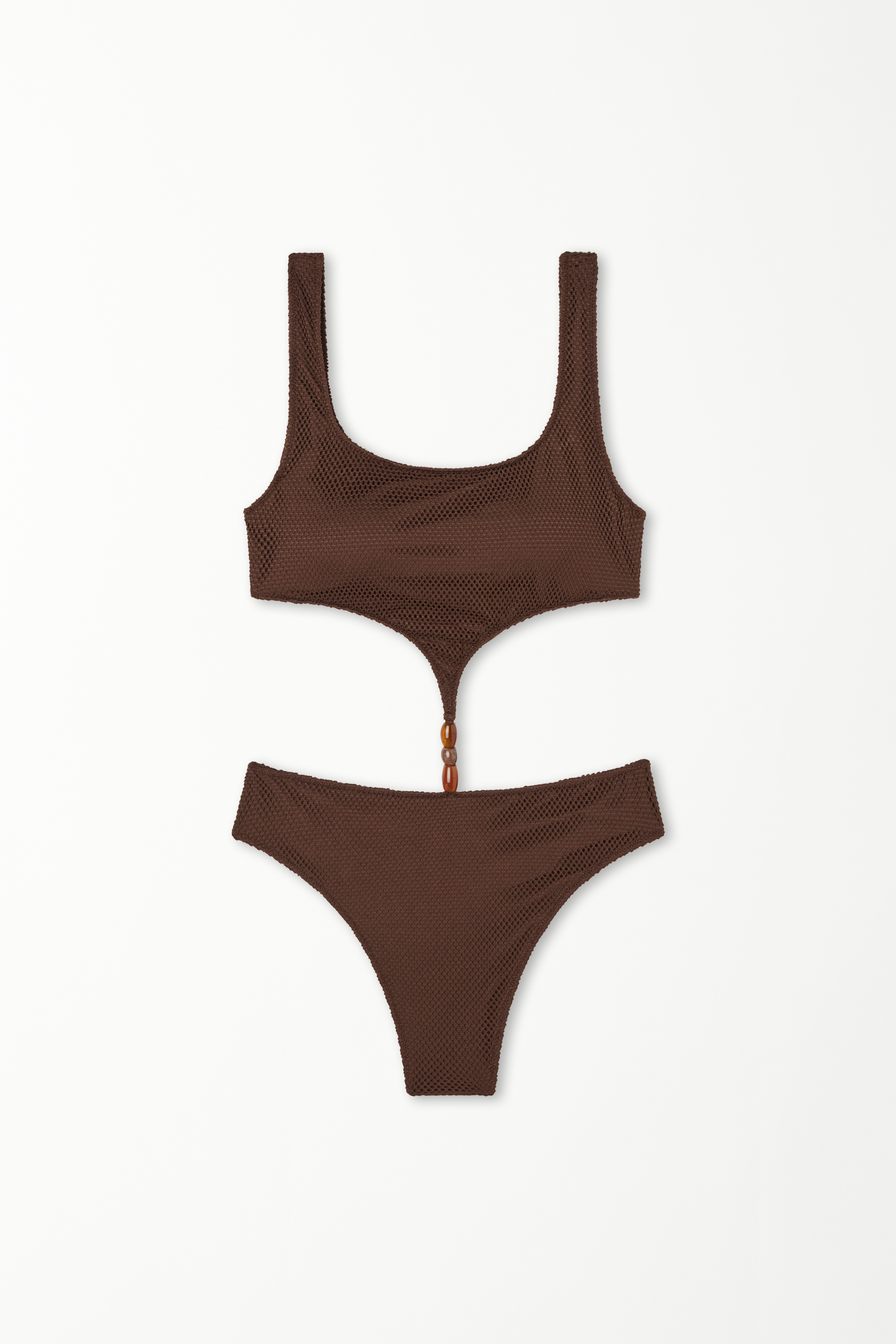 Maillot de Bain une Pièce/Trikini Cut-out Lanzarote Net