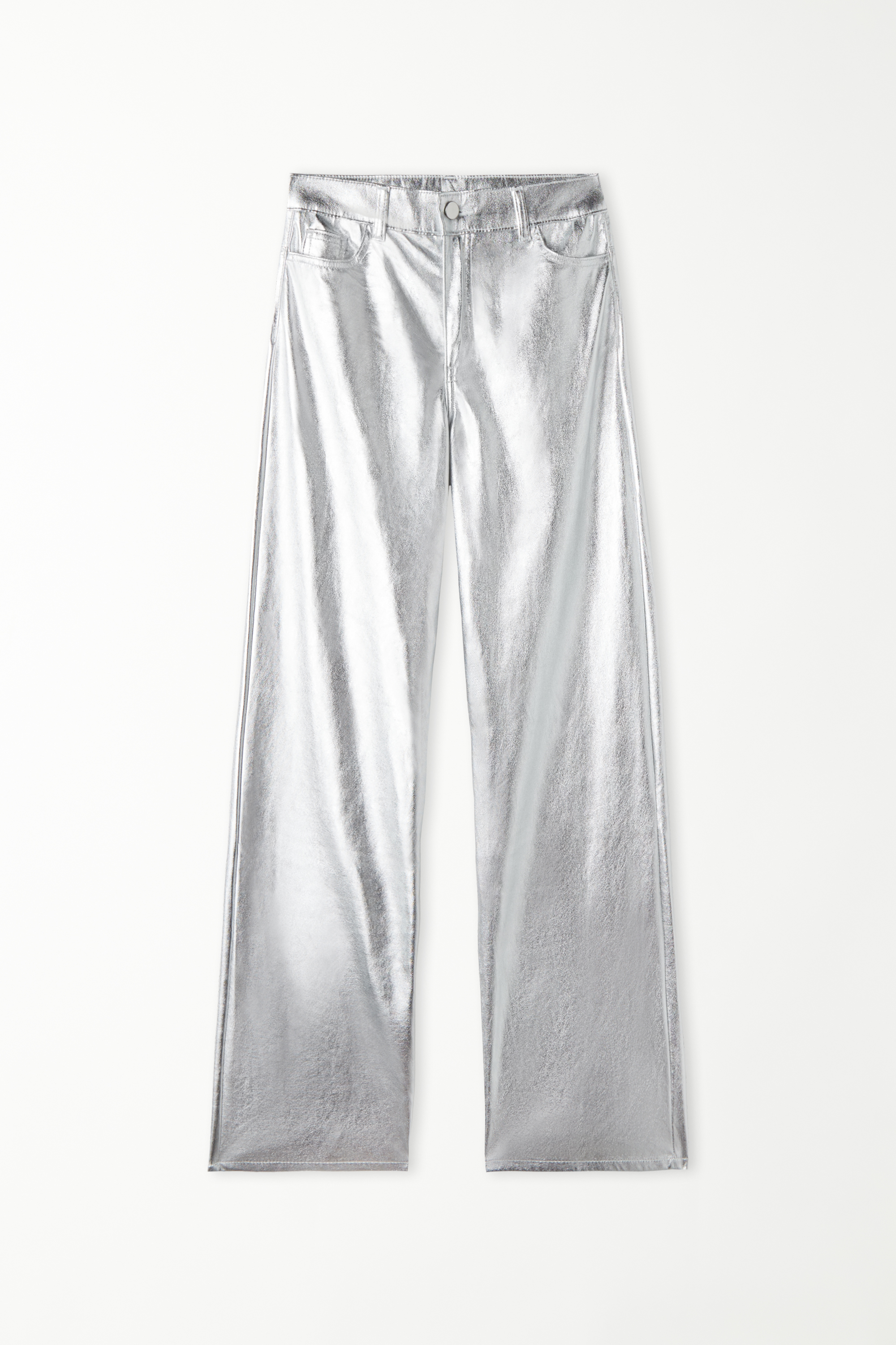 Pantalon Effet Métallisé