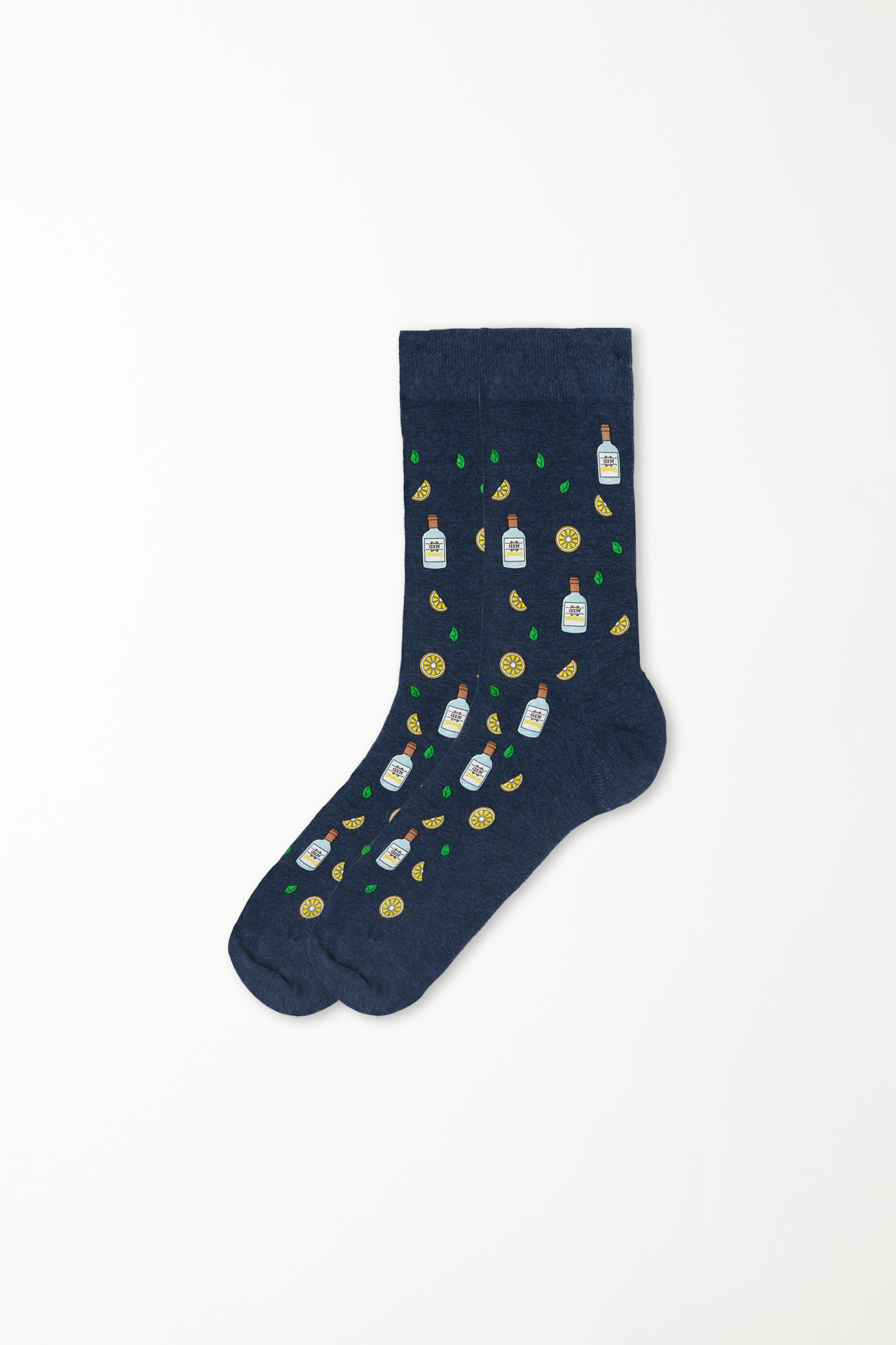 Pánske Nízke Bavlnené Ponožky s Potlačou