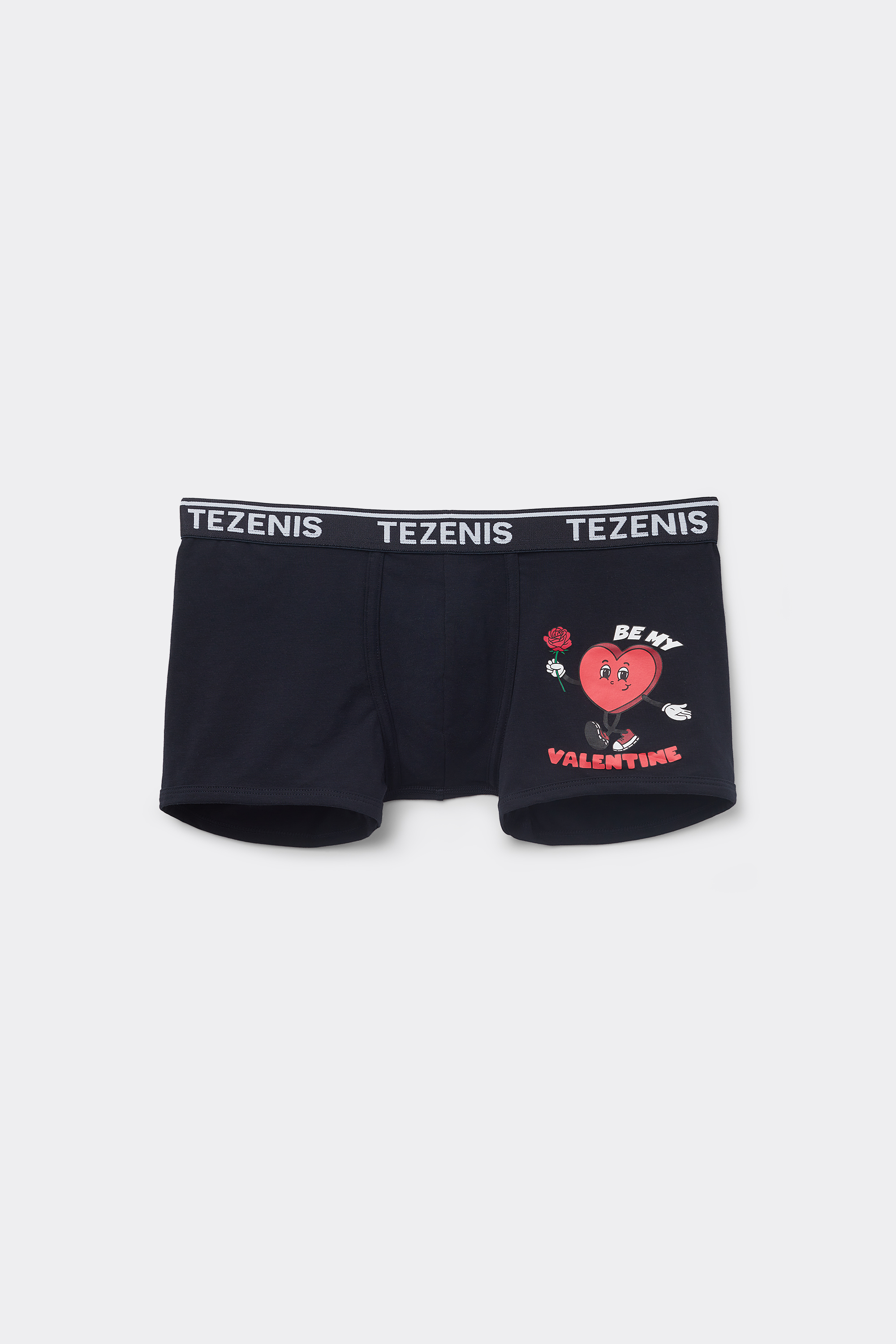 Printed Cotton Logo Boxers with Contrasting Trim