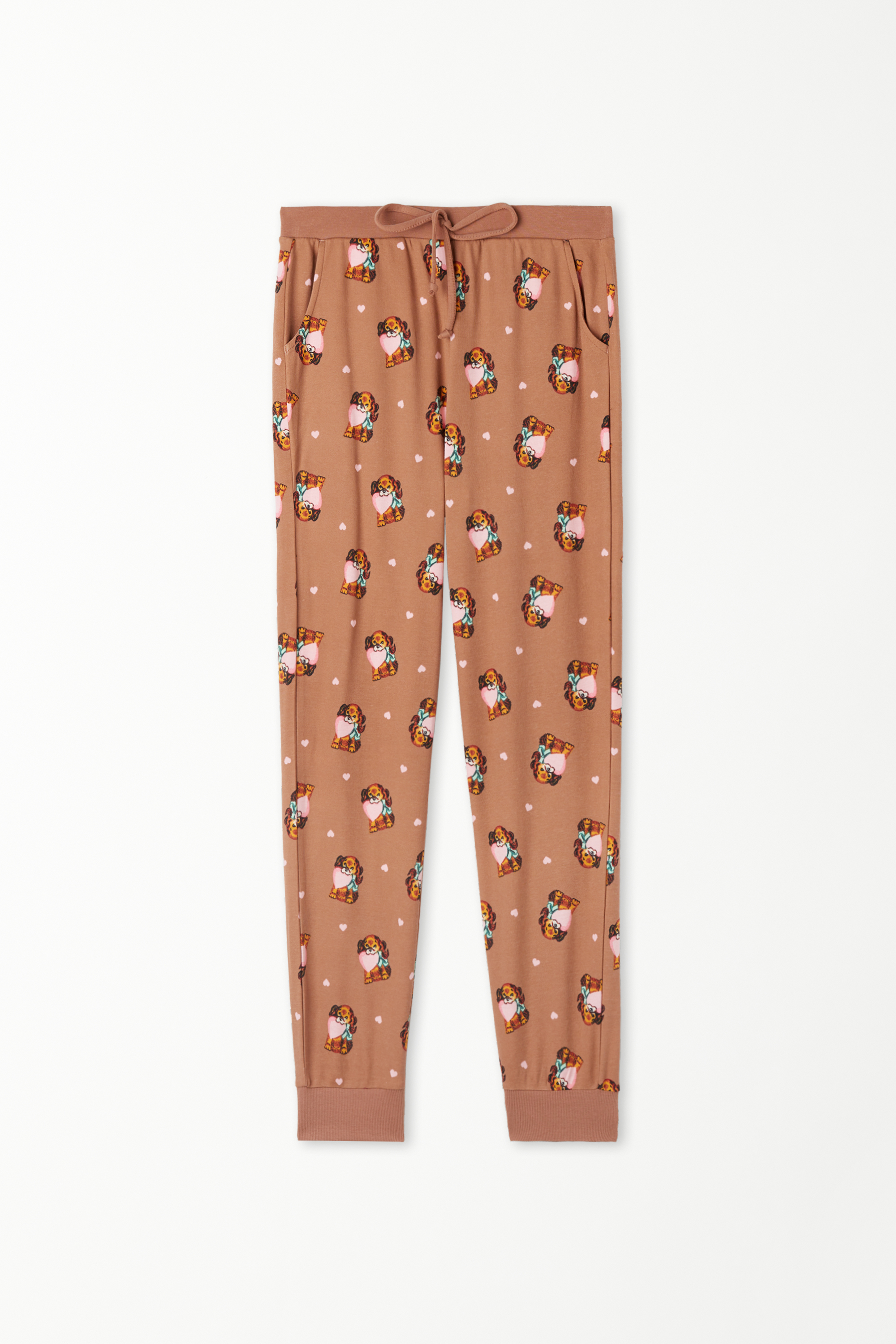 Long Printed Cotton Trousers
