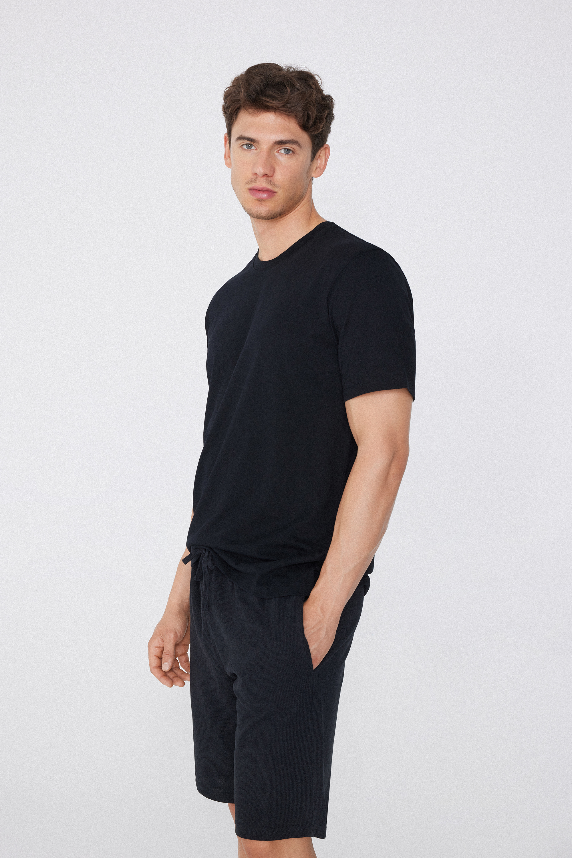 Basic Relaxed-Fit Cotton T-Shirt