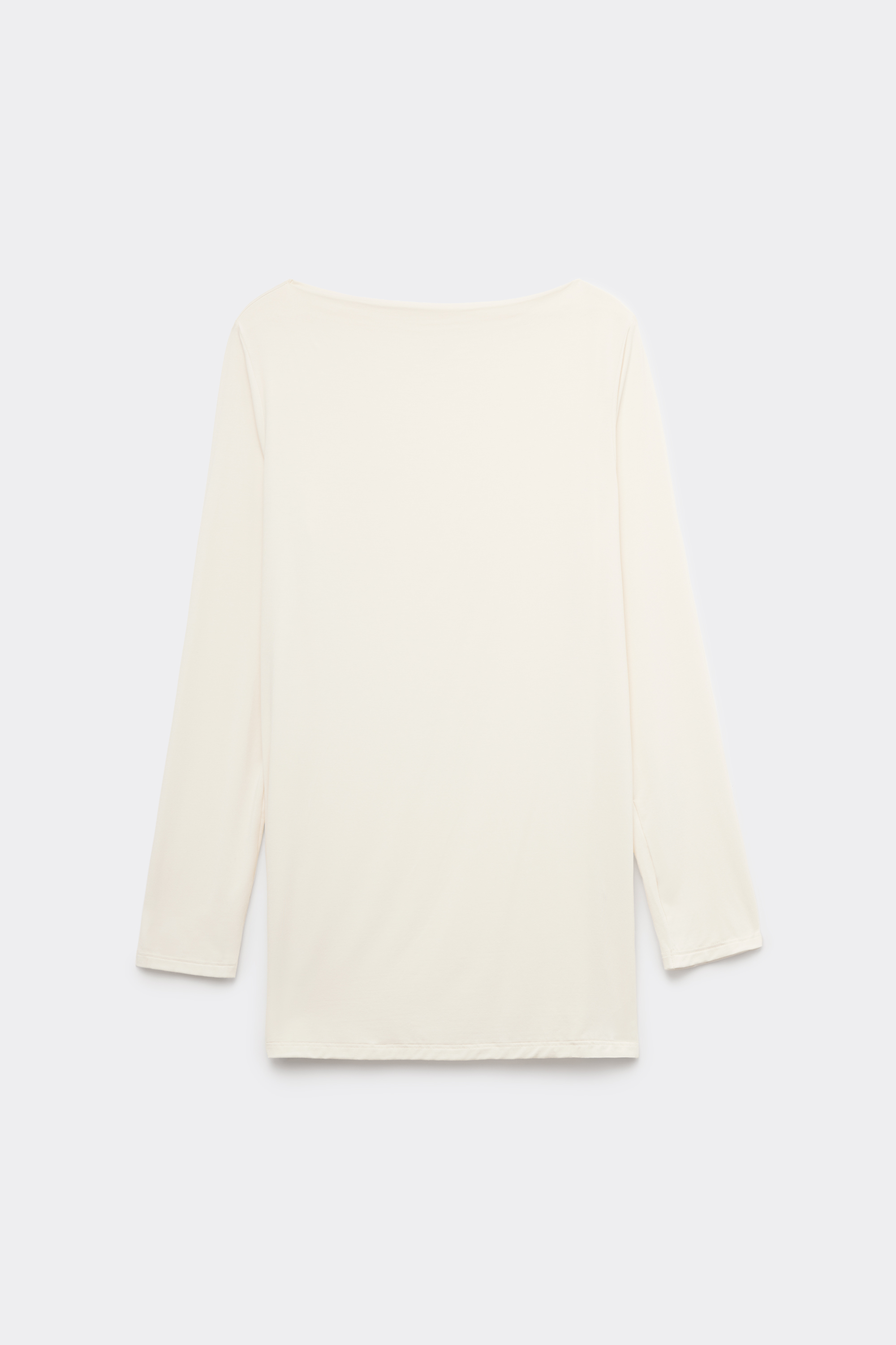 Camisola Manga Comprida Decote Barco