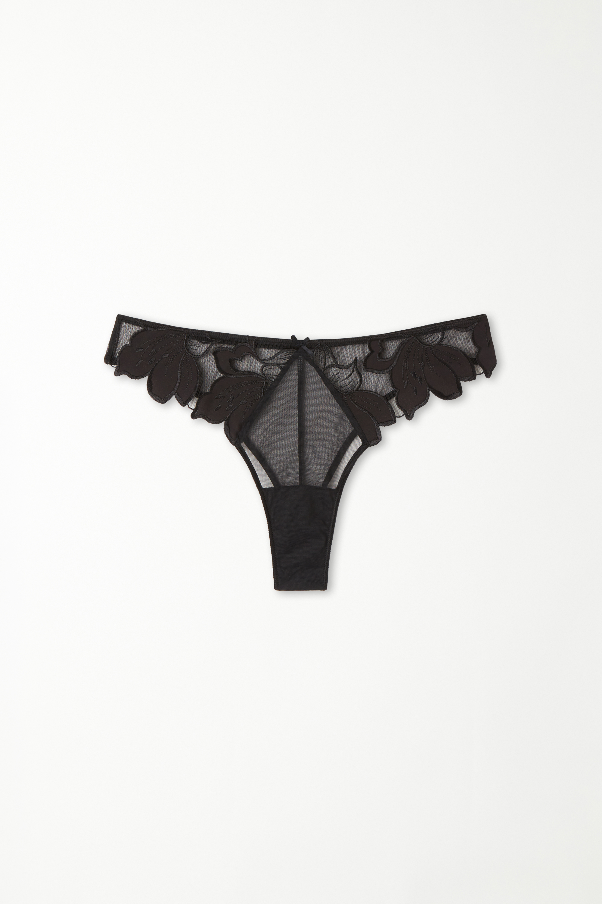 Timeless Flowers High-Cut Brazilian Briefs