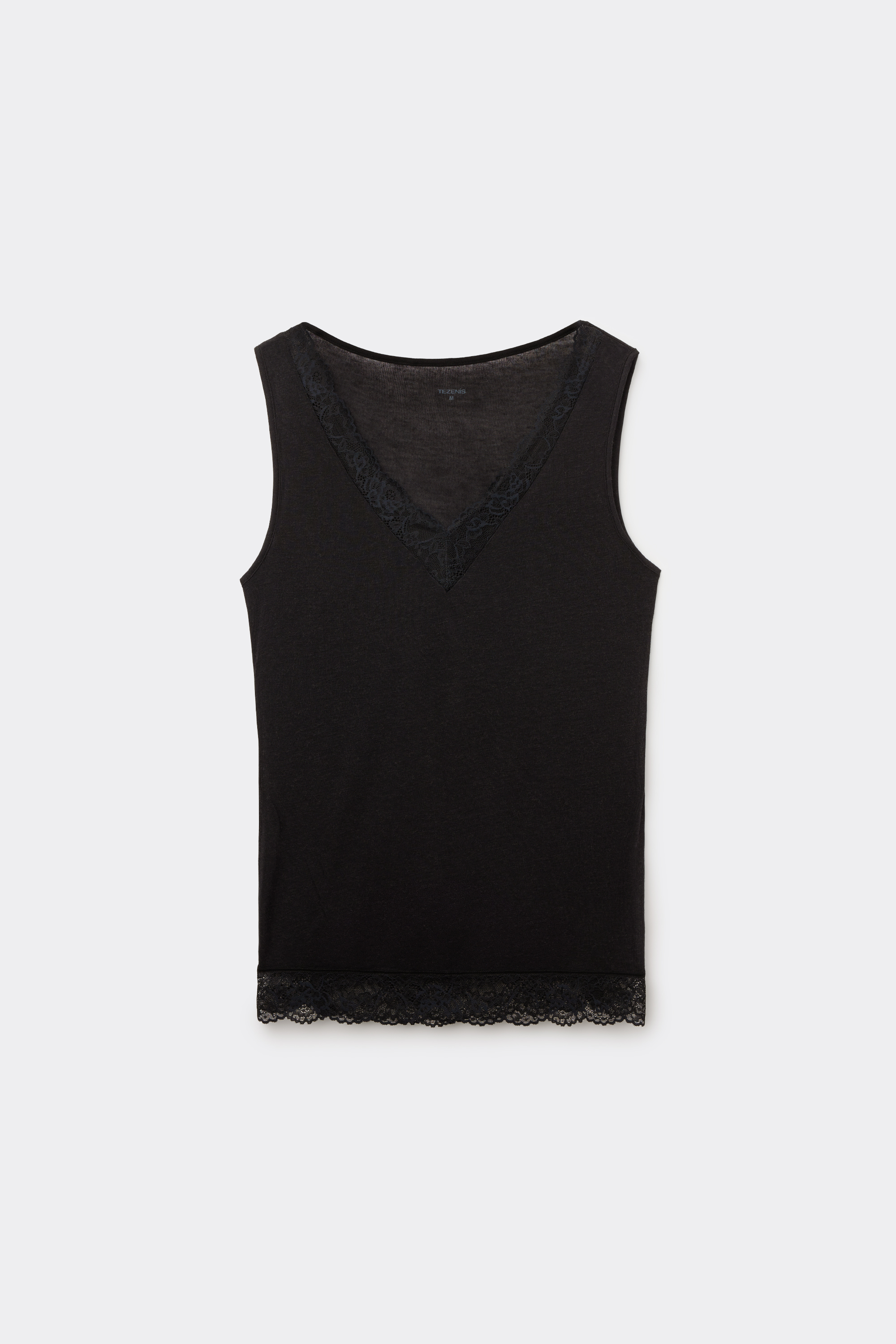 Ultra-Lightweight Merino Wool and Lace Camisole