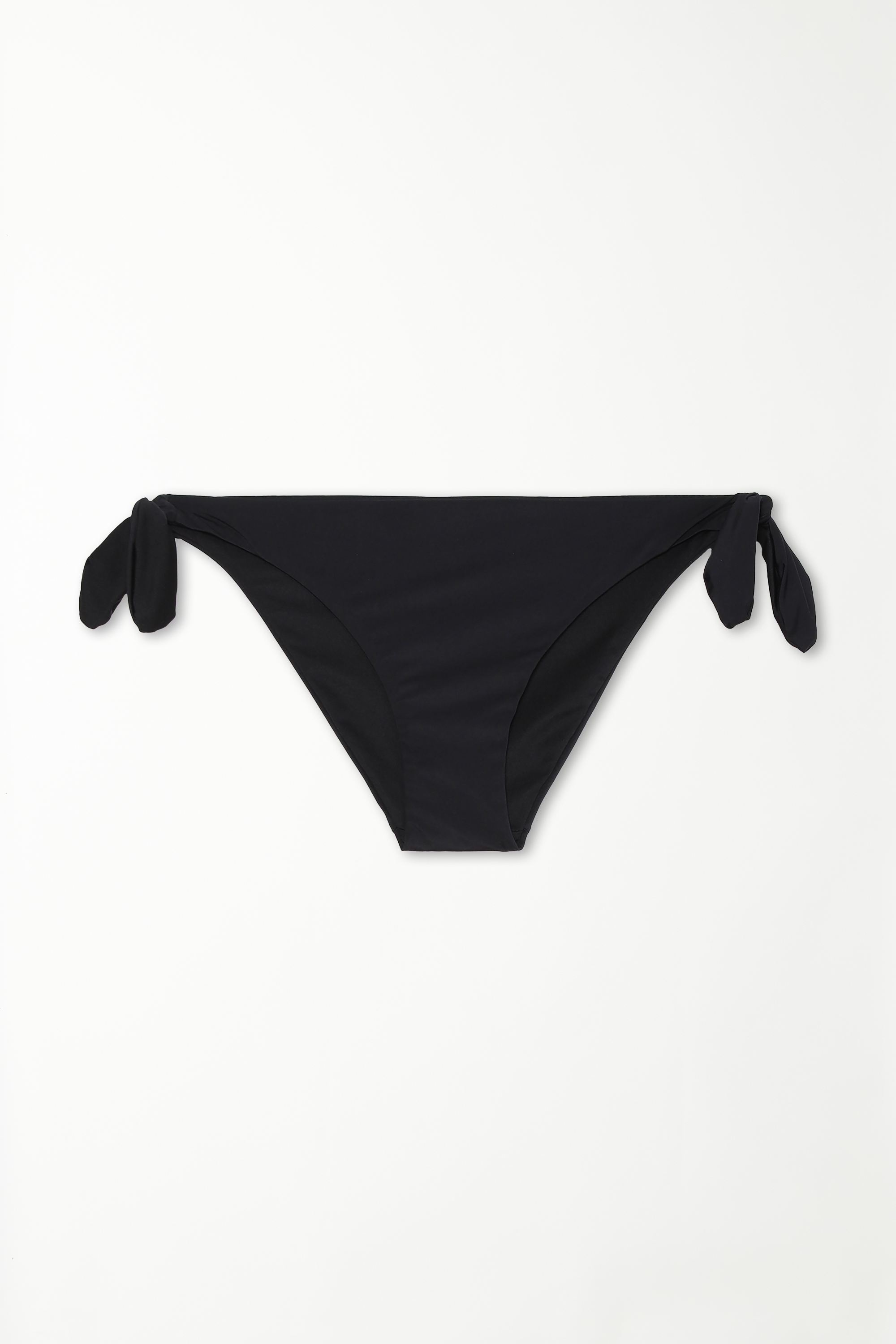 Tie-Bow Bikini Briefs in Plain Hues