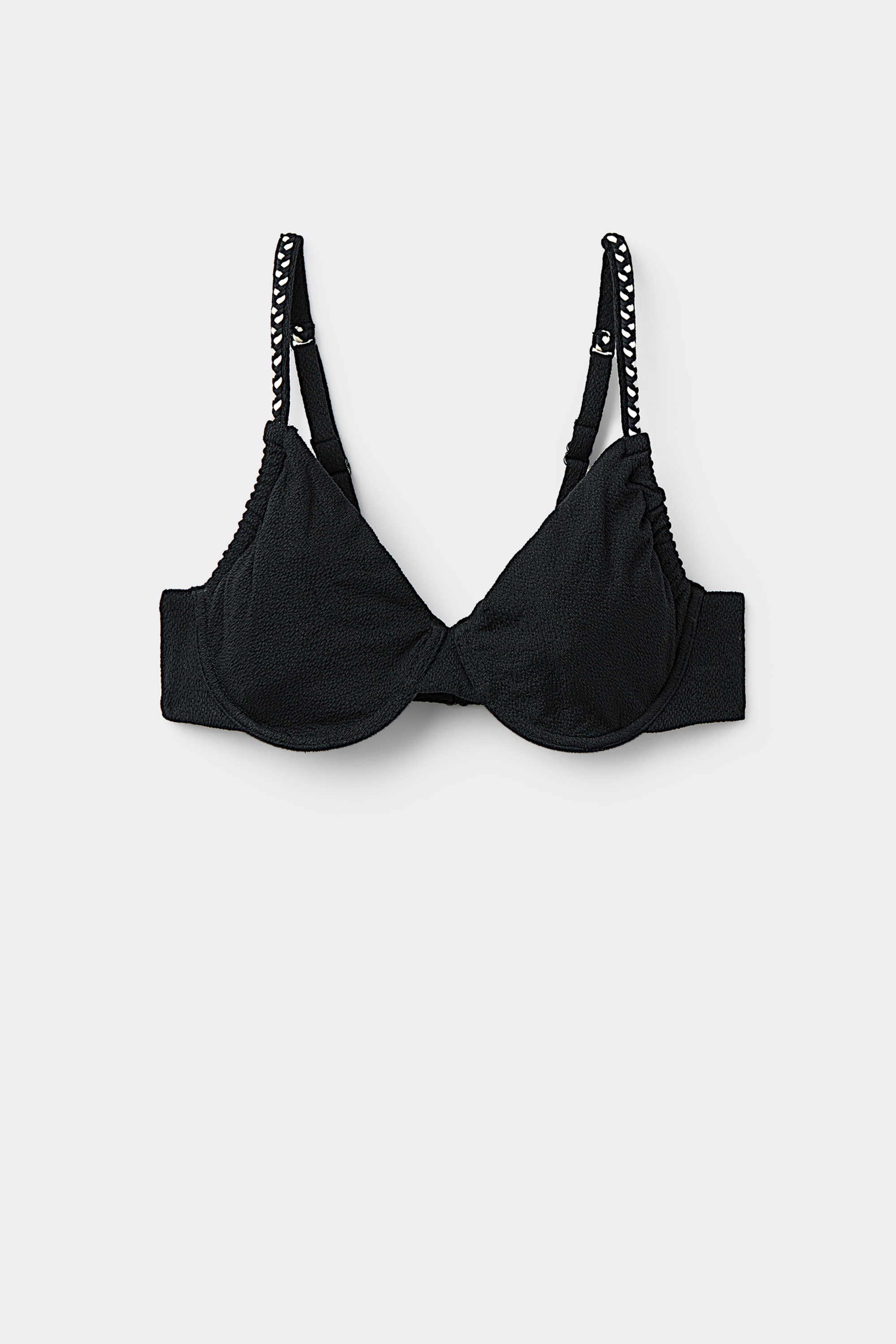 Bikinová Balkonetka se Stahovací Šňůrkou Tiki Texture