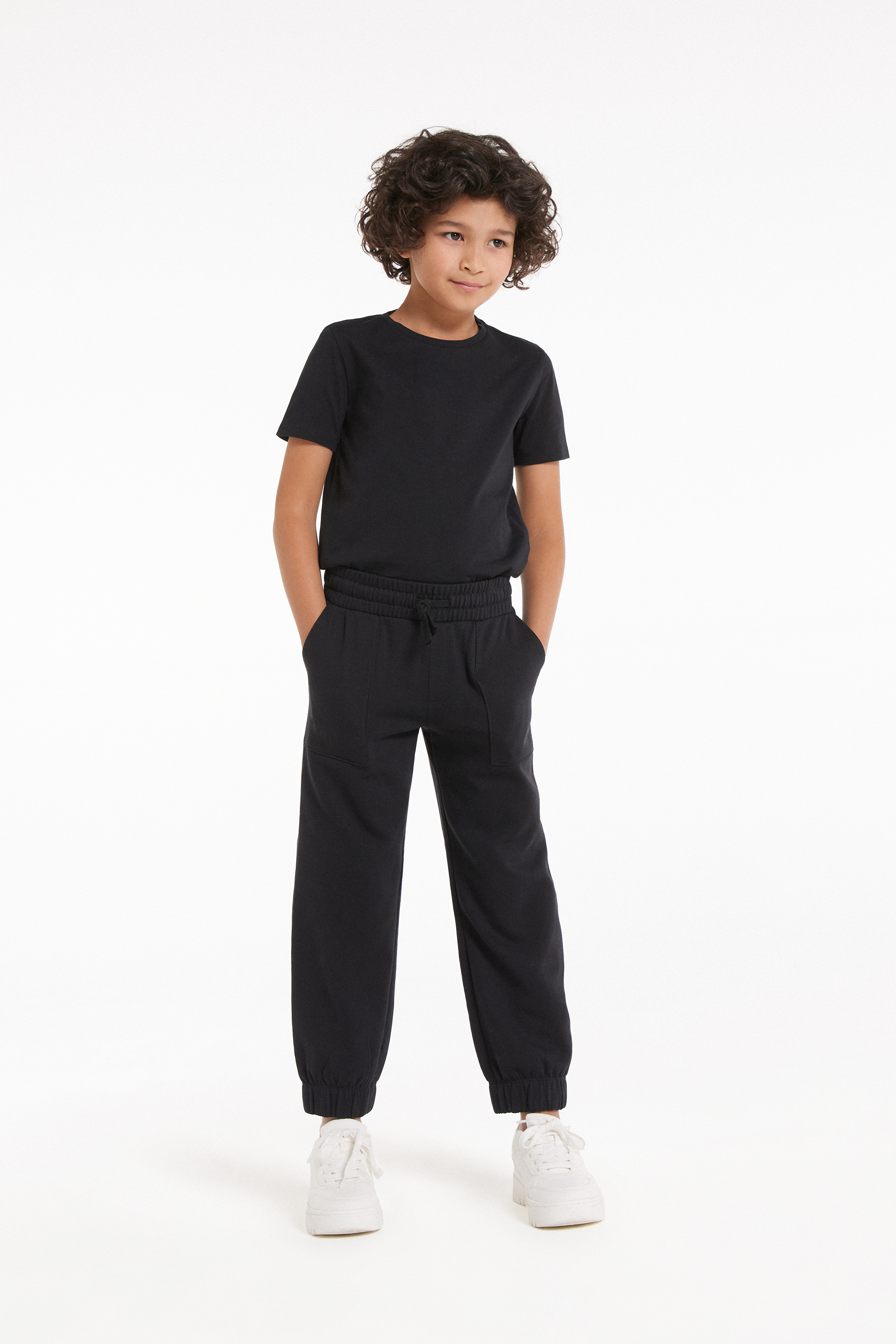 Boys’ Fleece Cargo Joggers