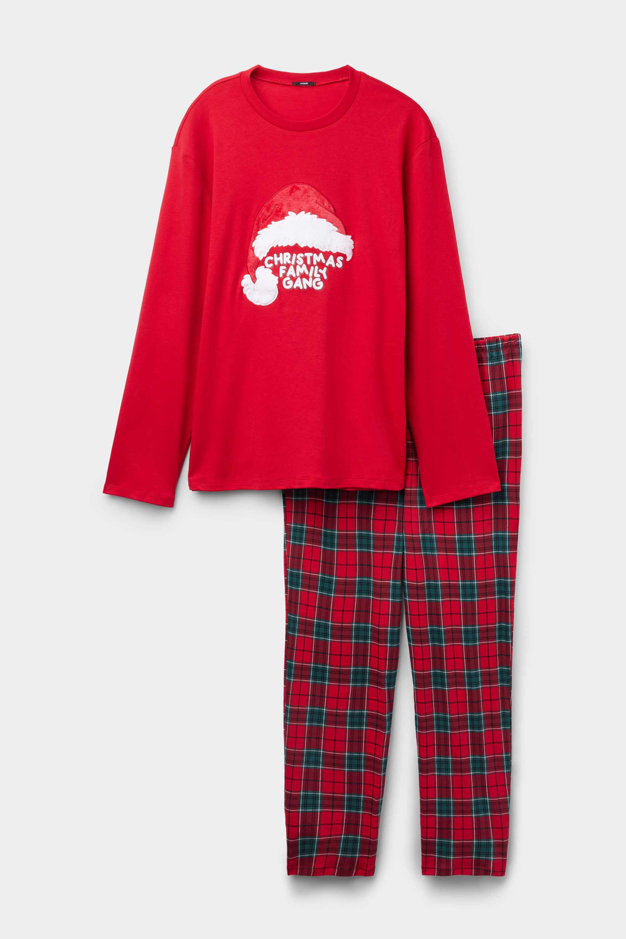 PYJAMAS LONG SLEEVE Interl.patch Xmas Familygang