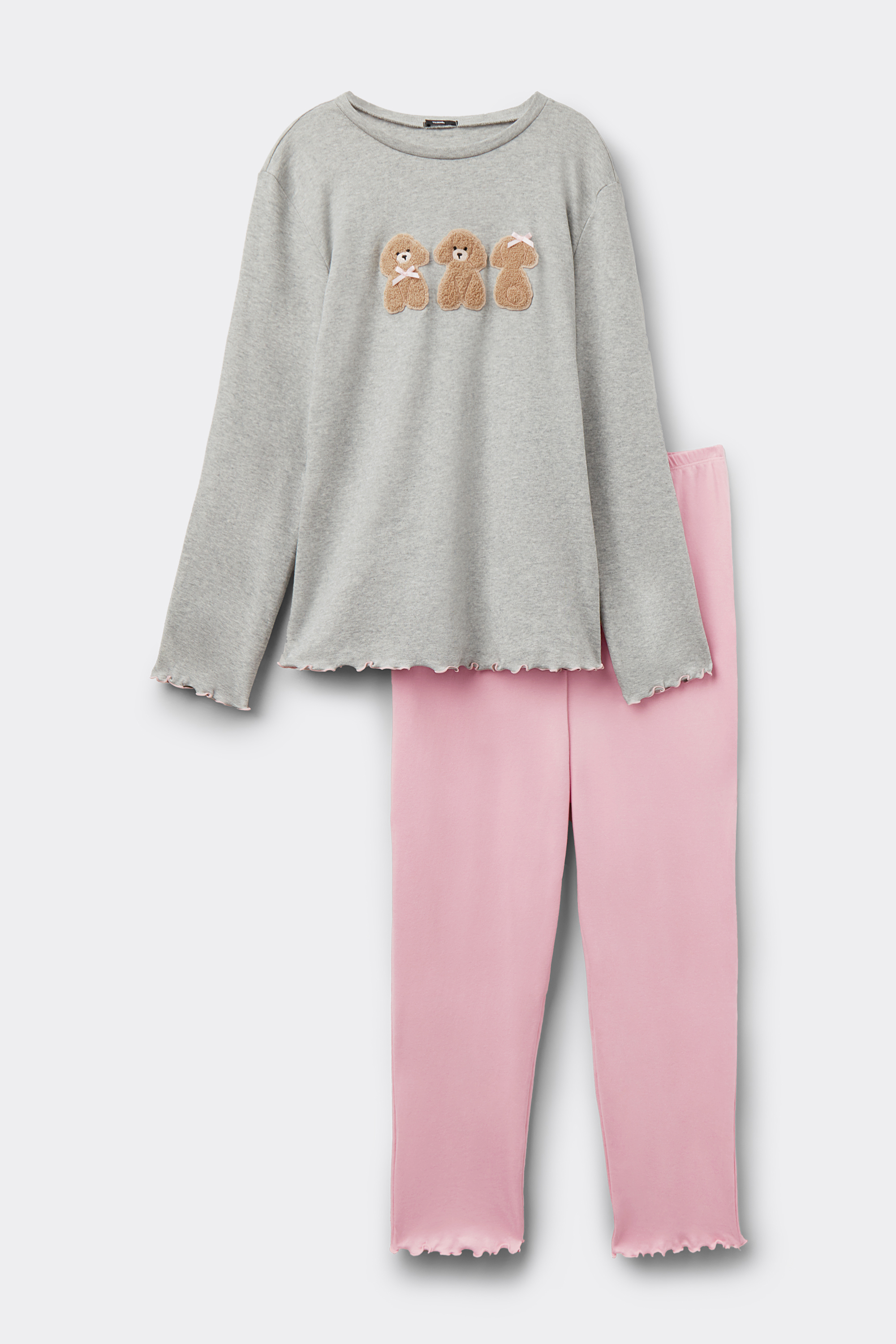 Full Length Heavyweight Cotton Dog Print Pajamas