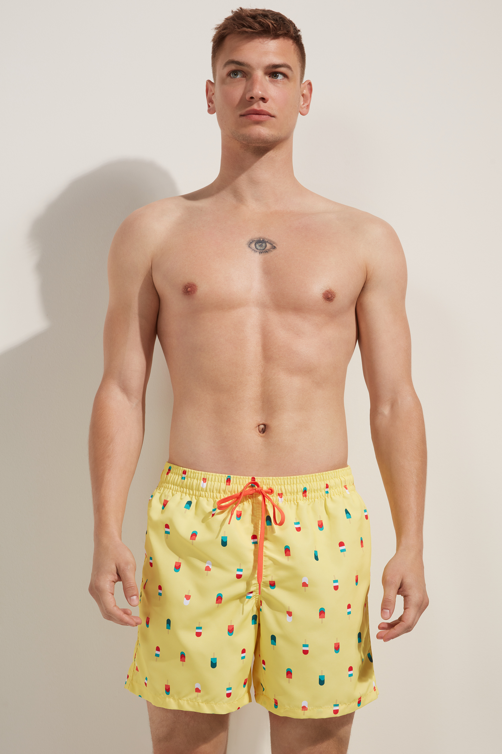 swimming shorts inside