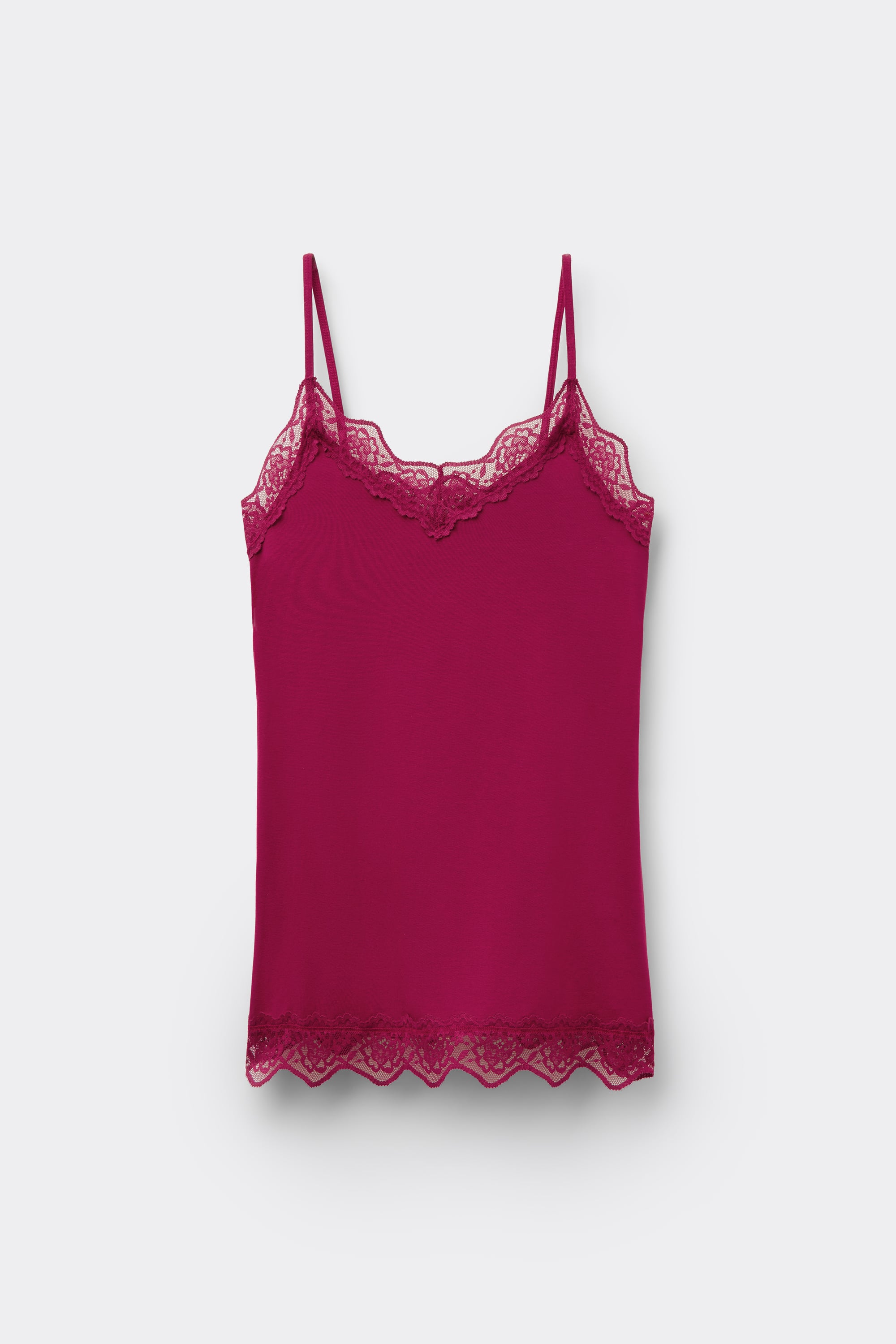 Lace Insert Vest Top - Tezenis