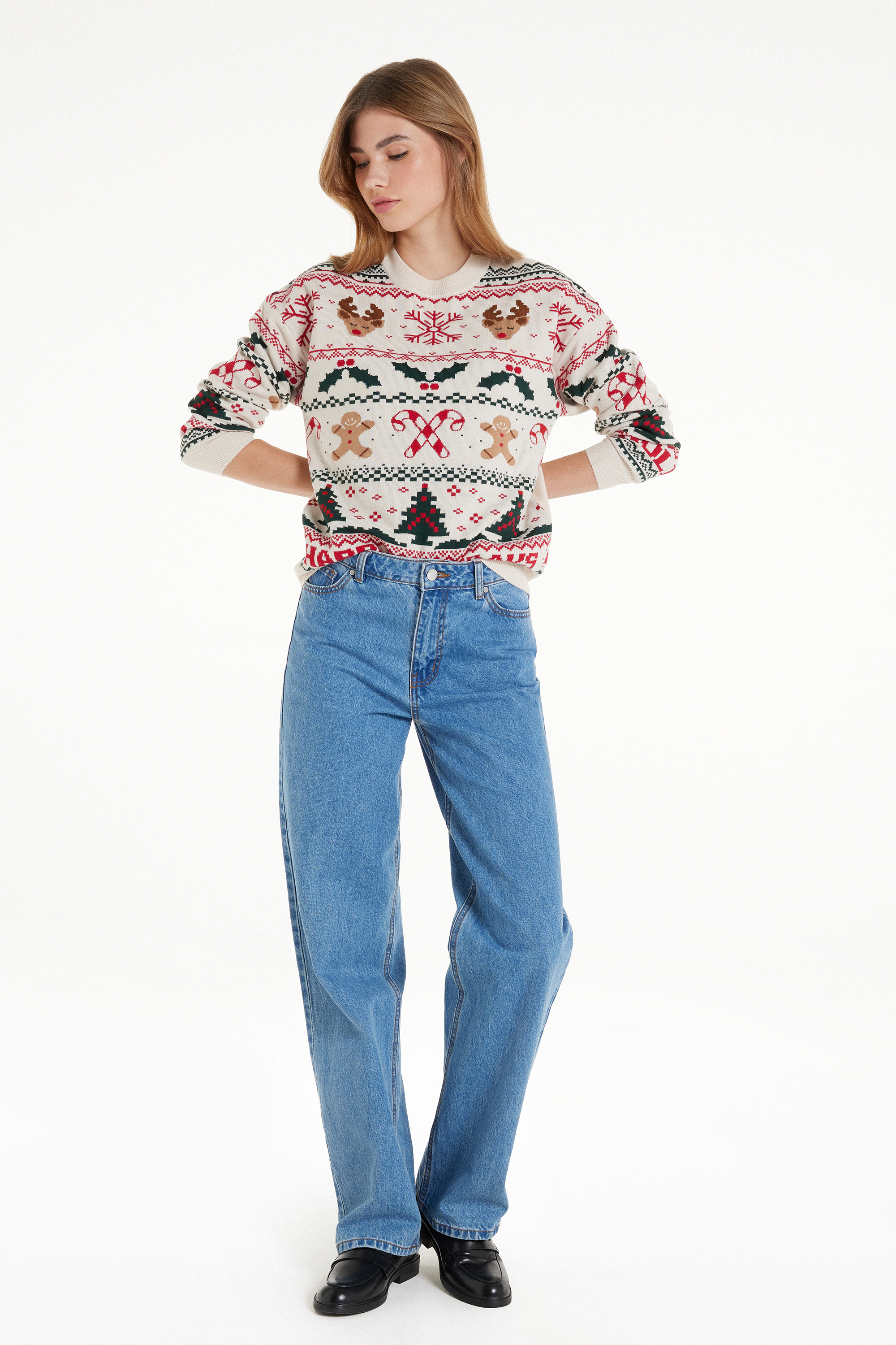 Maglioncino Manica Lunga Natale Unisex