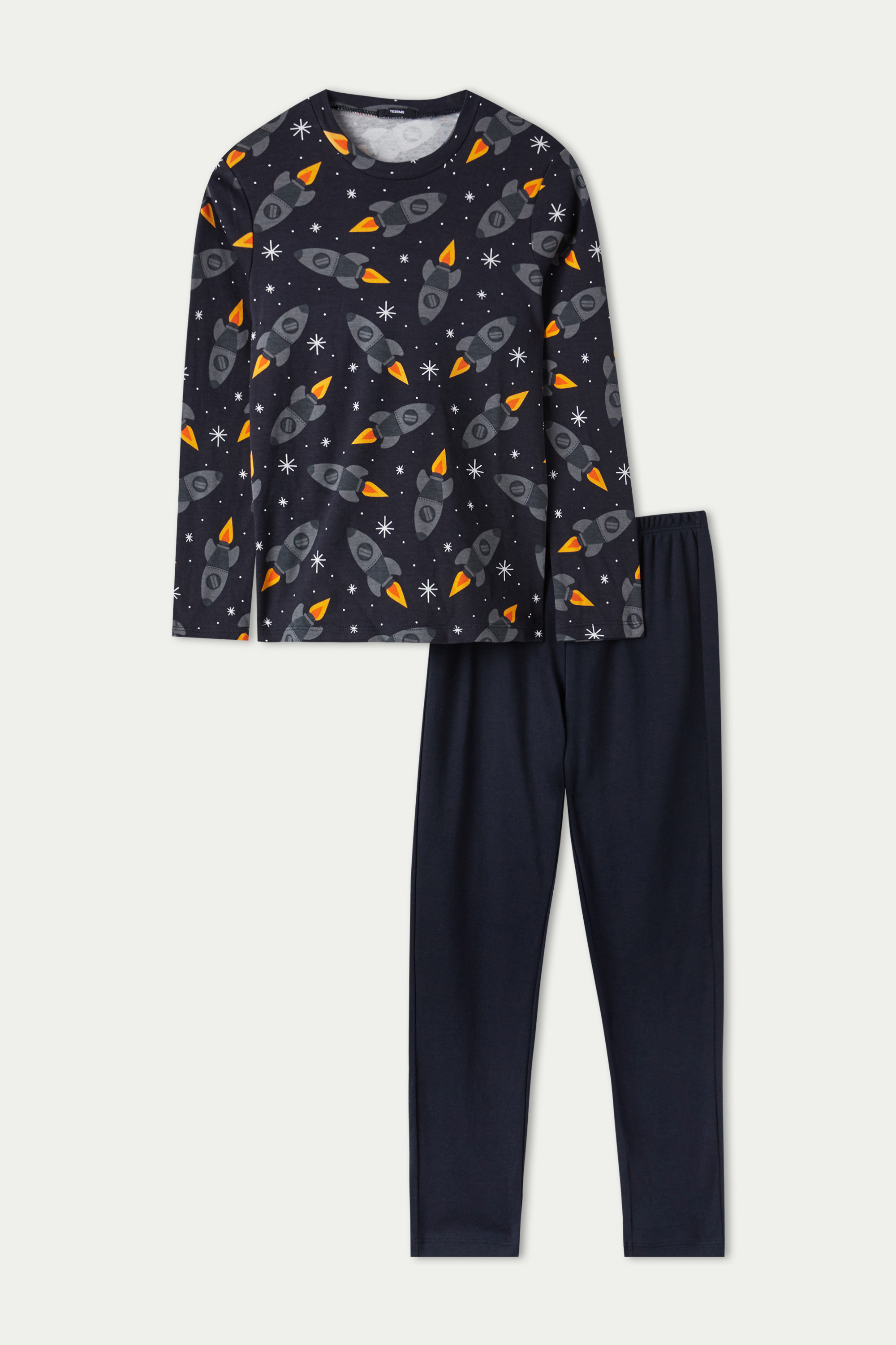 Calzedonia Bambino Abbigliamento Abbigliamento per la notte Pigiami Pigiama Lungo Bimbo Stampa Razzi Bambino 