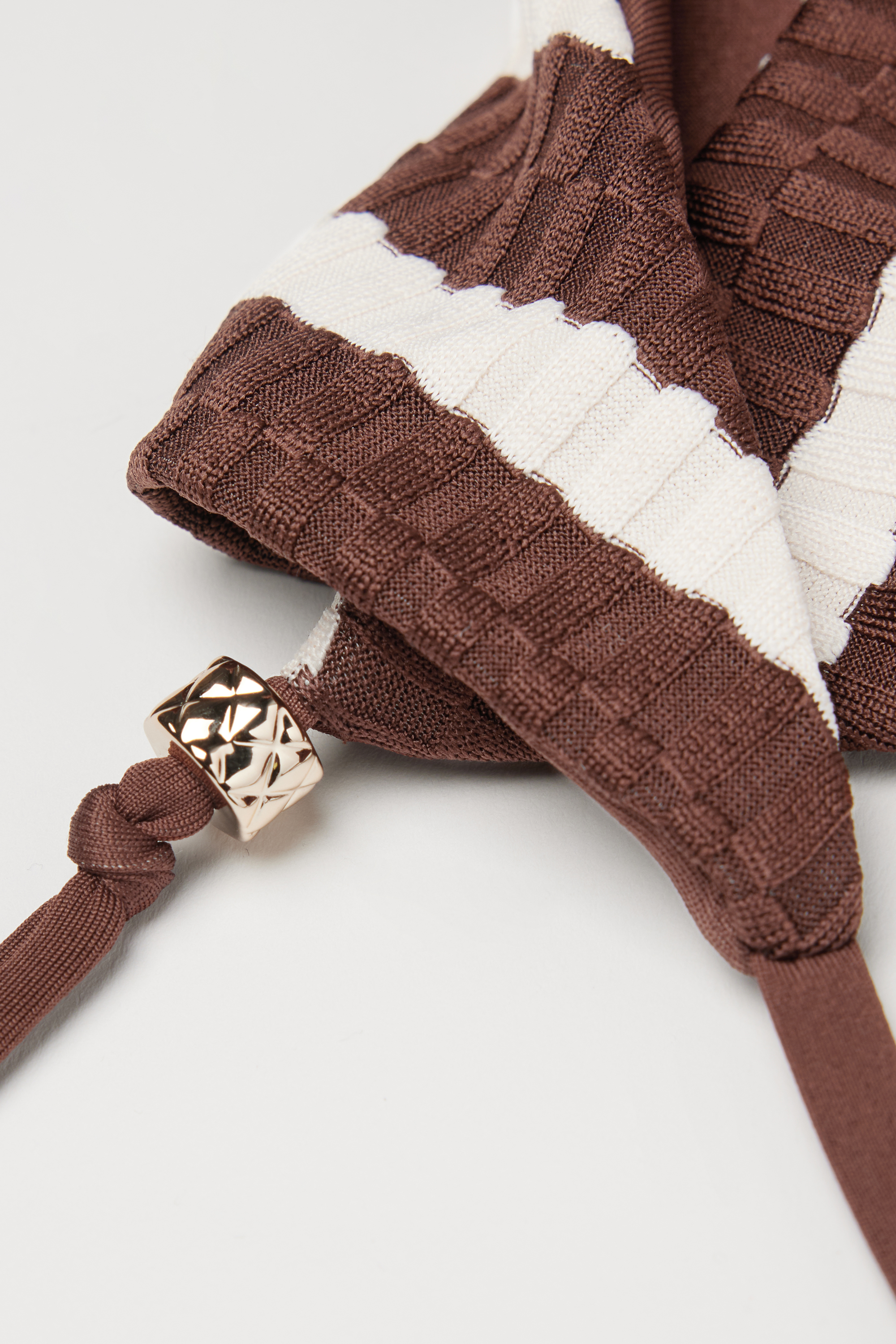 Brazilian-Bikinislip zum Binden Desert Stripes