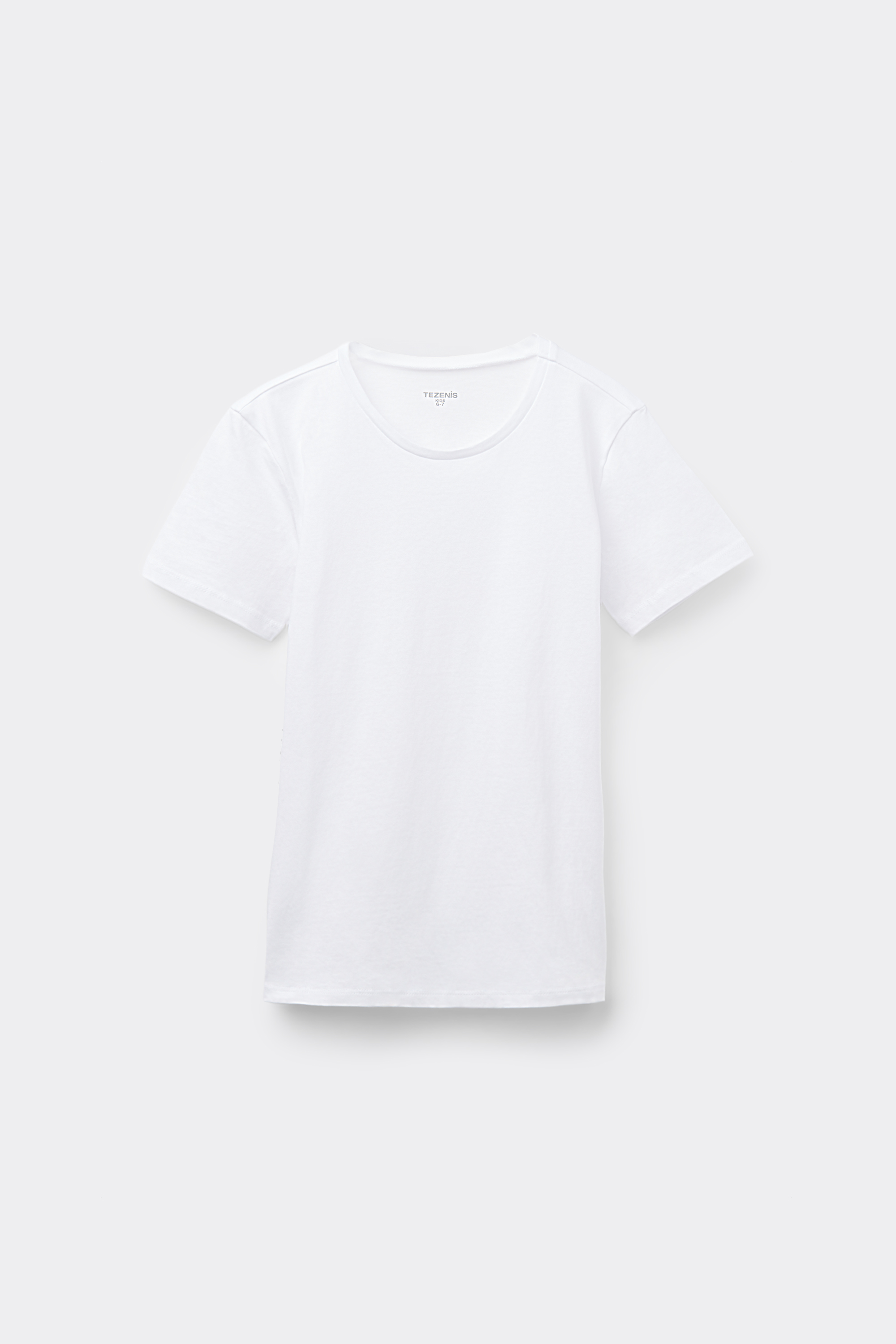 T-Shirt Basic Girocollo in 100% Cotone Bimbi Unisex
