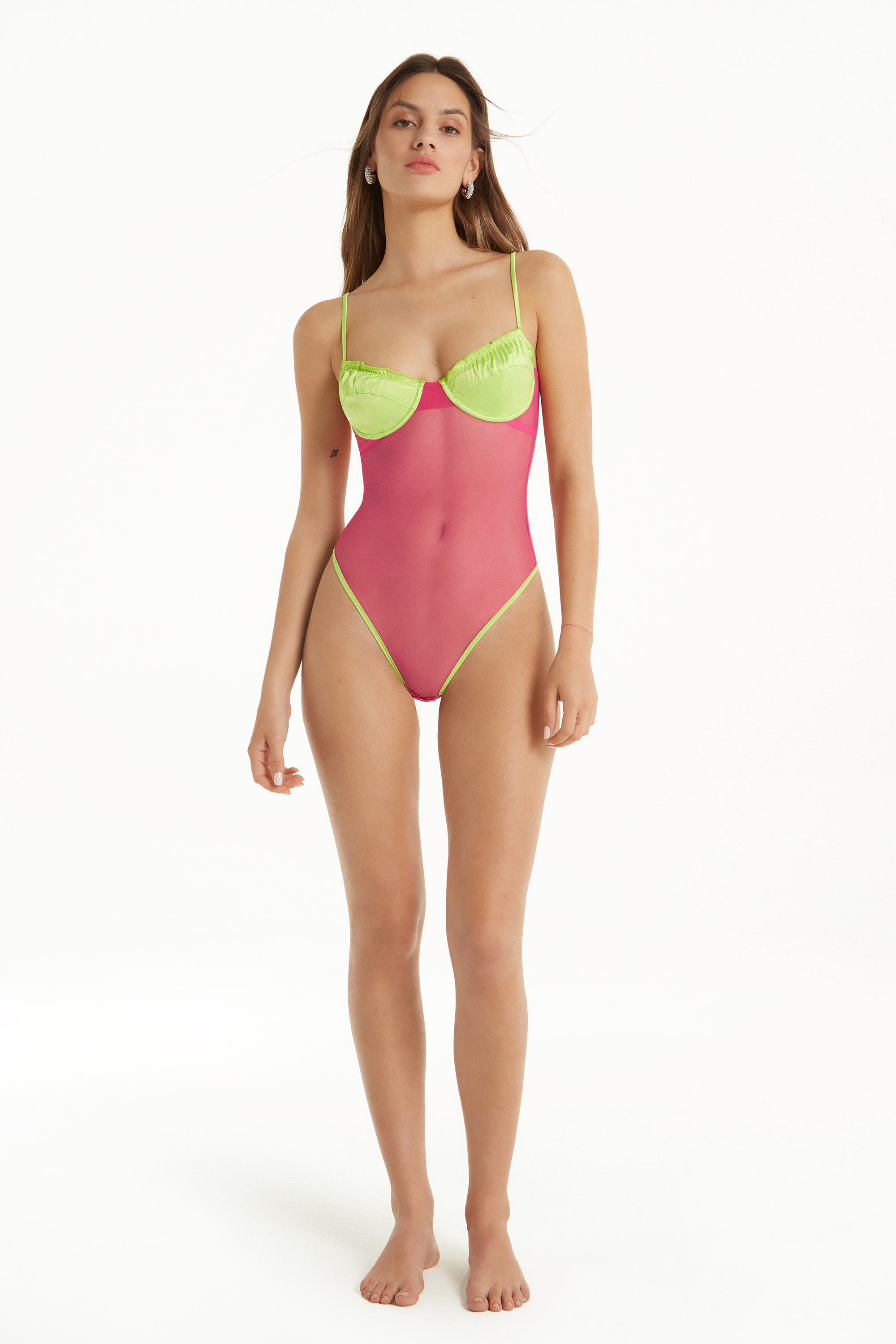 Balconette-Body Colorful Tulle