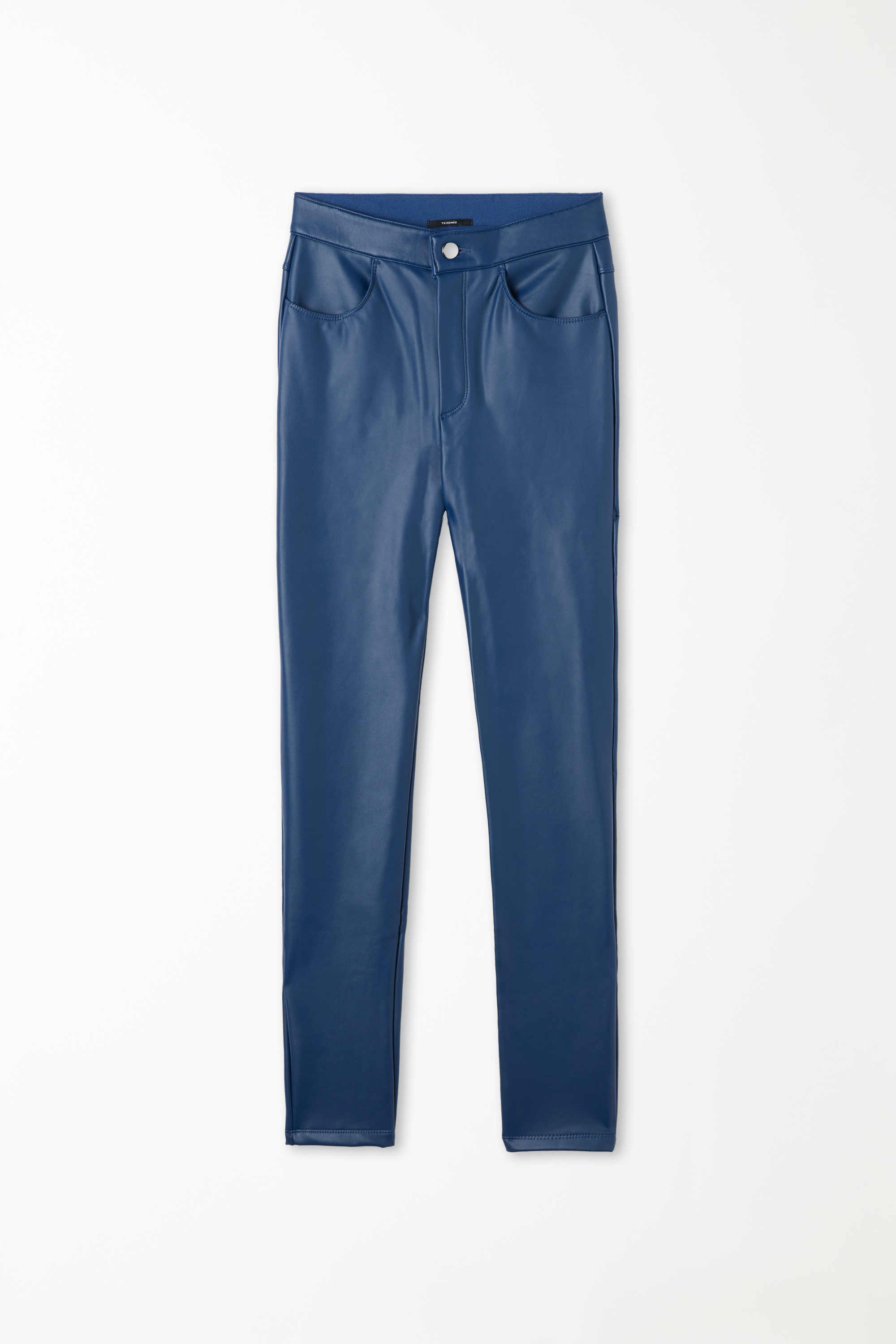 Coated-Effect Five Pocket Thermal Trousers