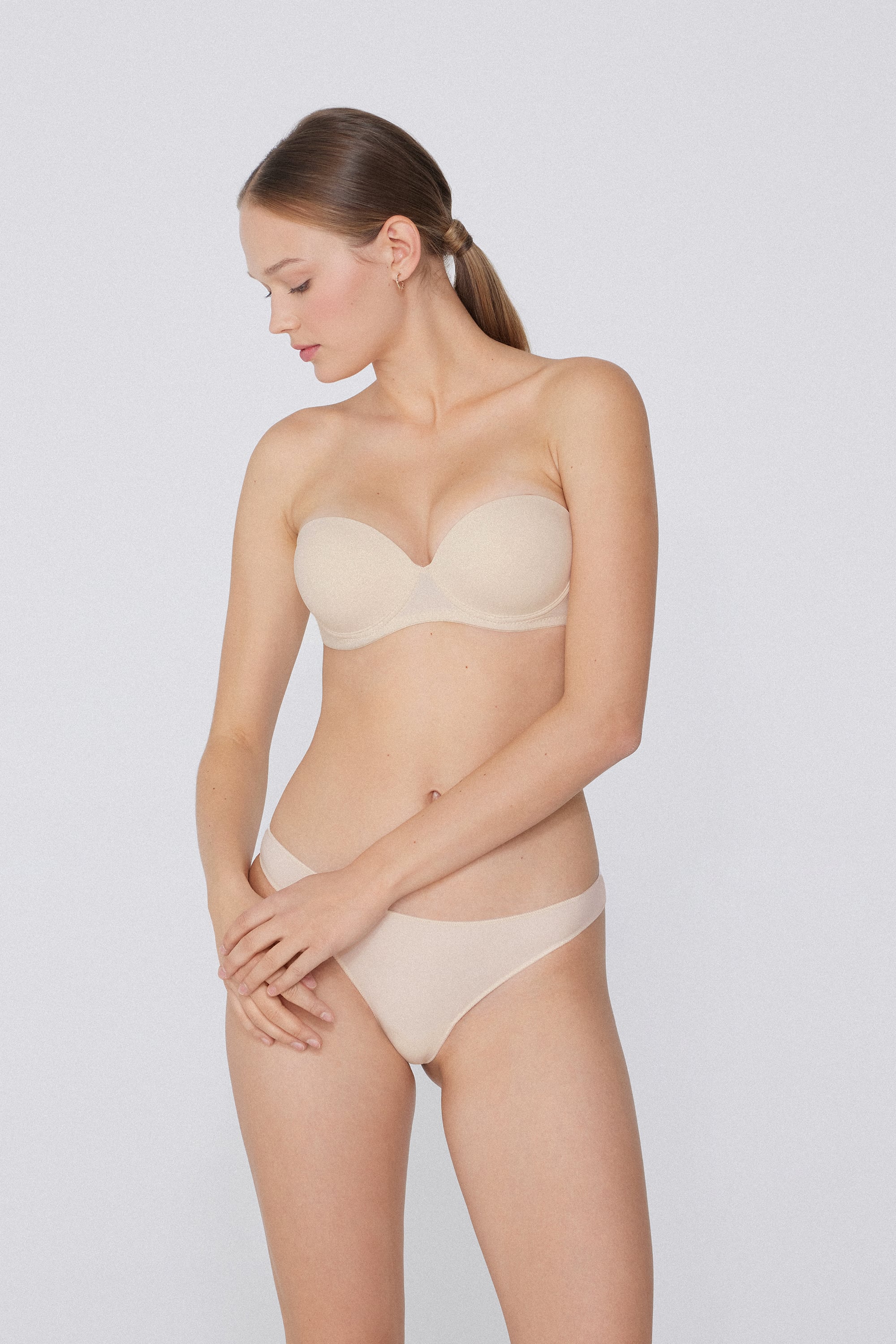 Madrid Super Padded Recycled Microfibre Bandeau Bra