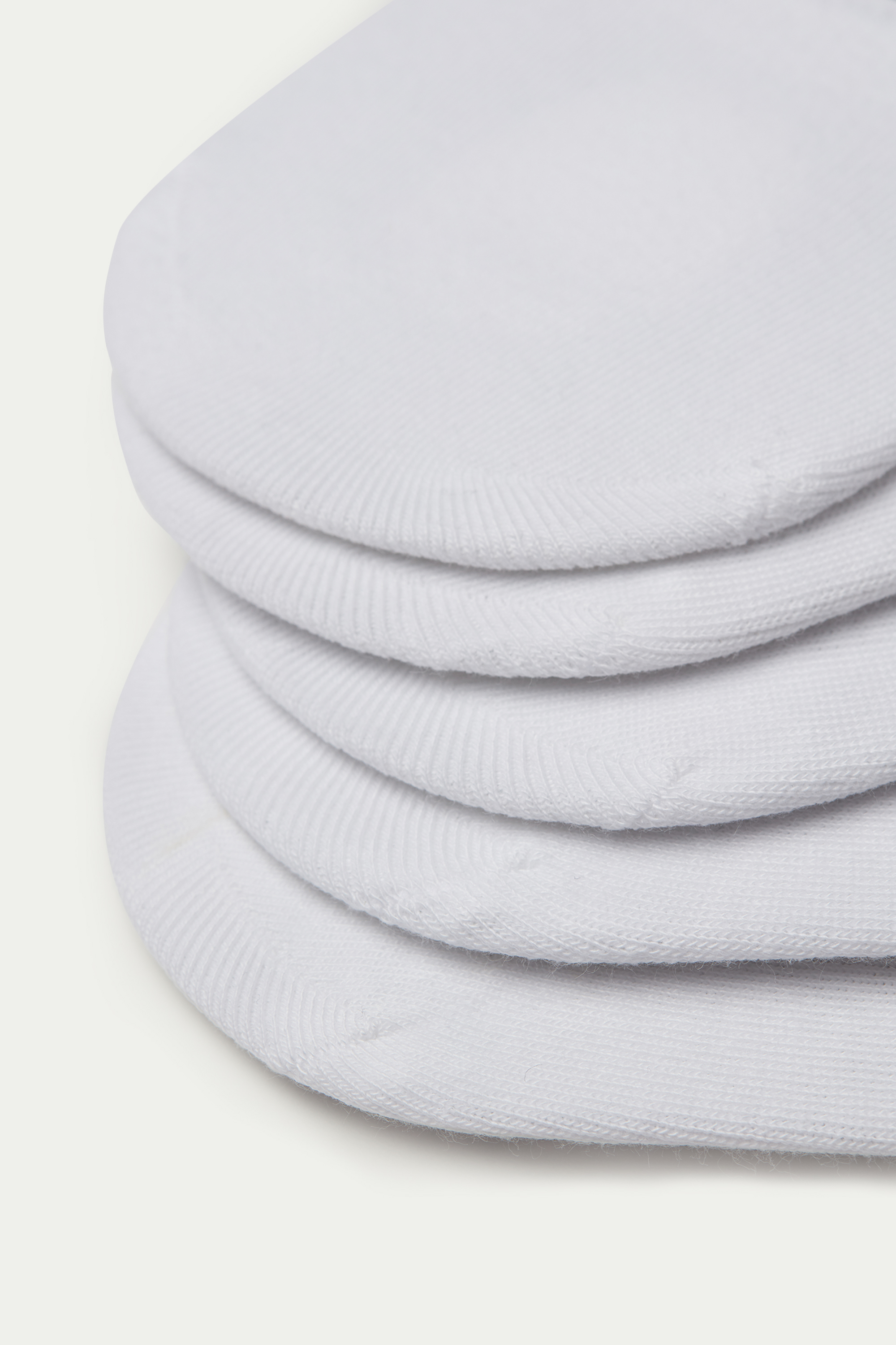 5 X Cotton No-Show Socks