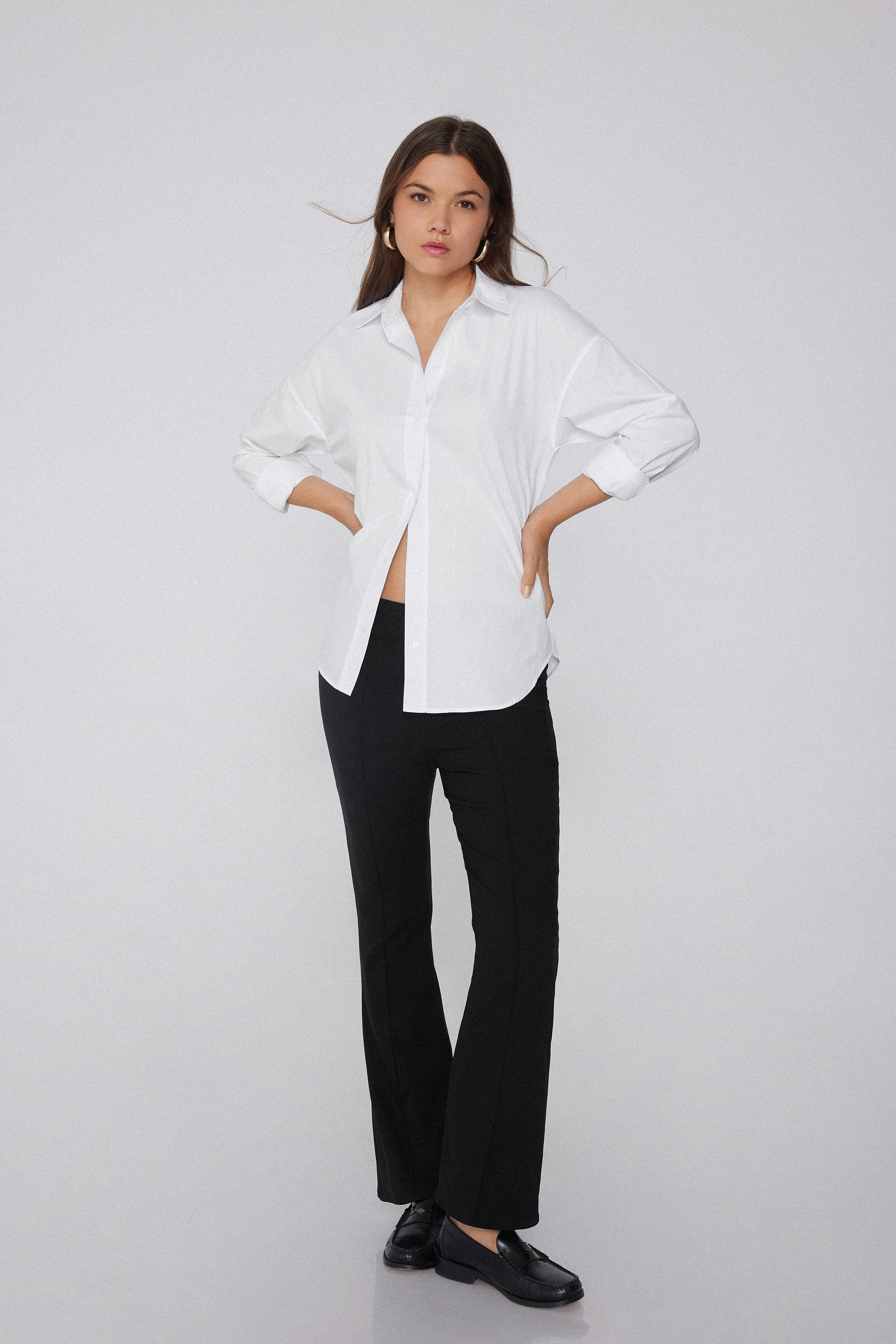 Camicia Maniche Lunghe in Cotone