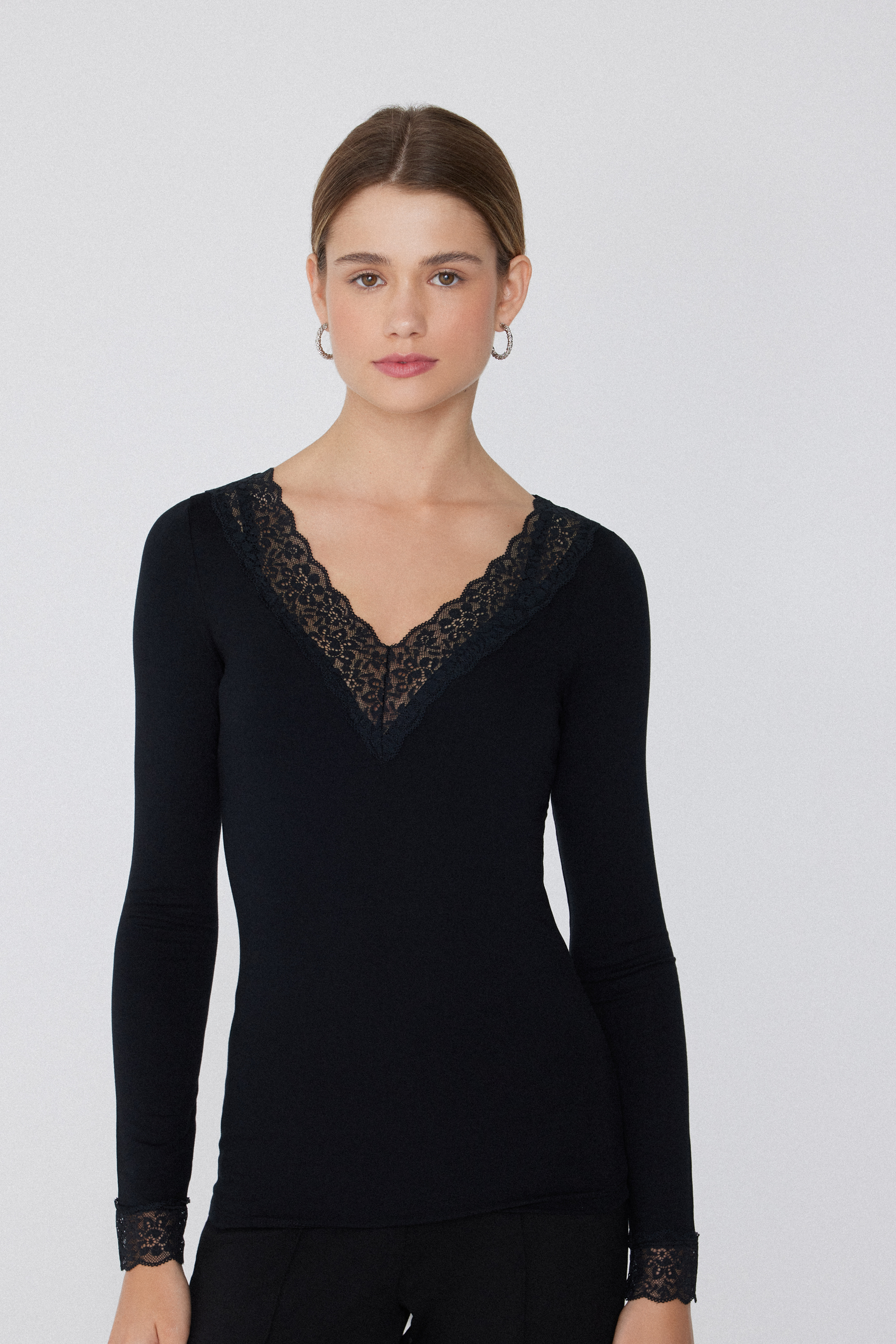 Maglione a collo alto in misto lana e cotone a righe donna SOIR/MARSHMALLOW A0EFU01 | Petit Bateau
