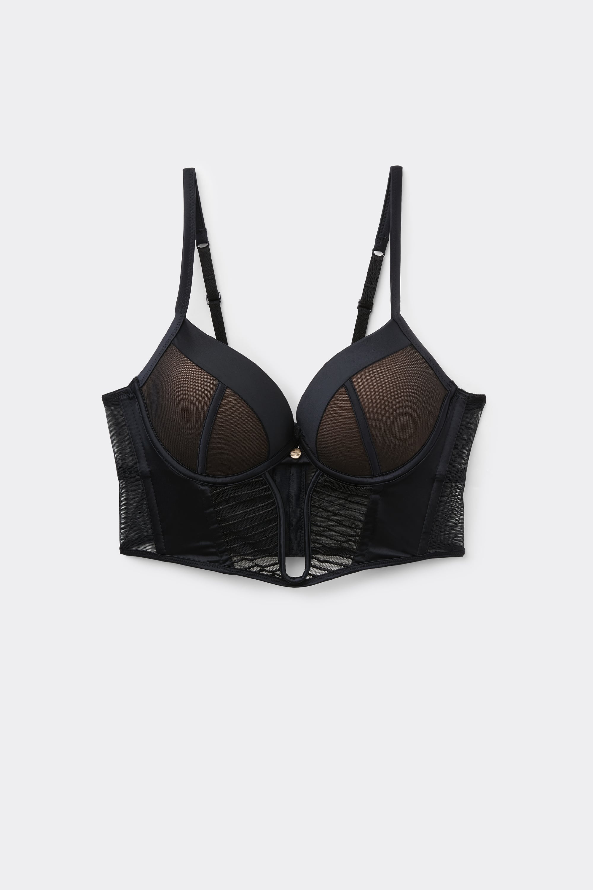 Wattiertes Bra-Top Sheer Lines