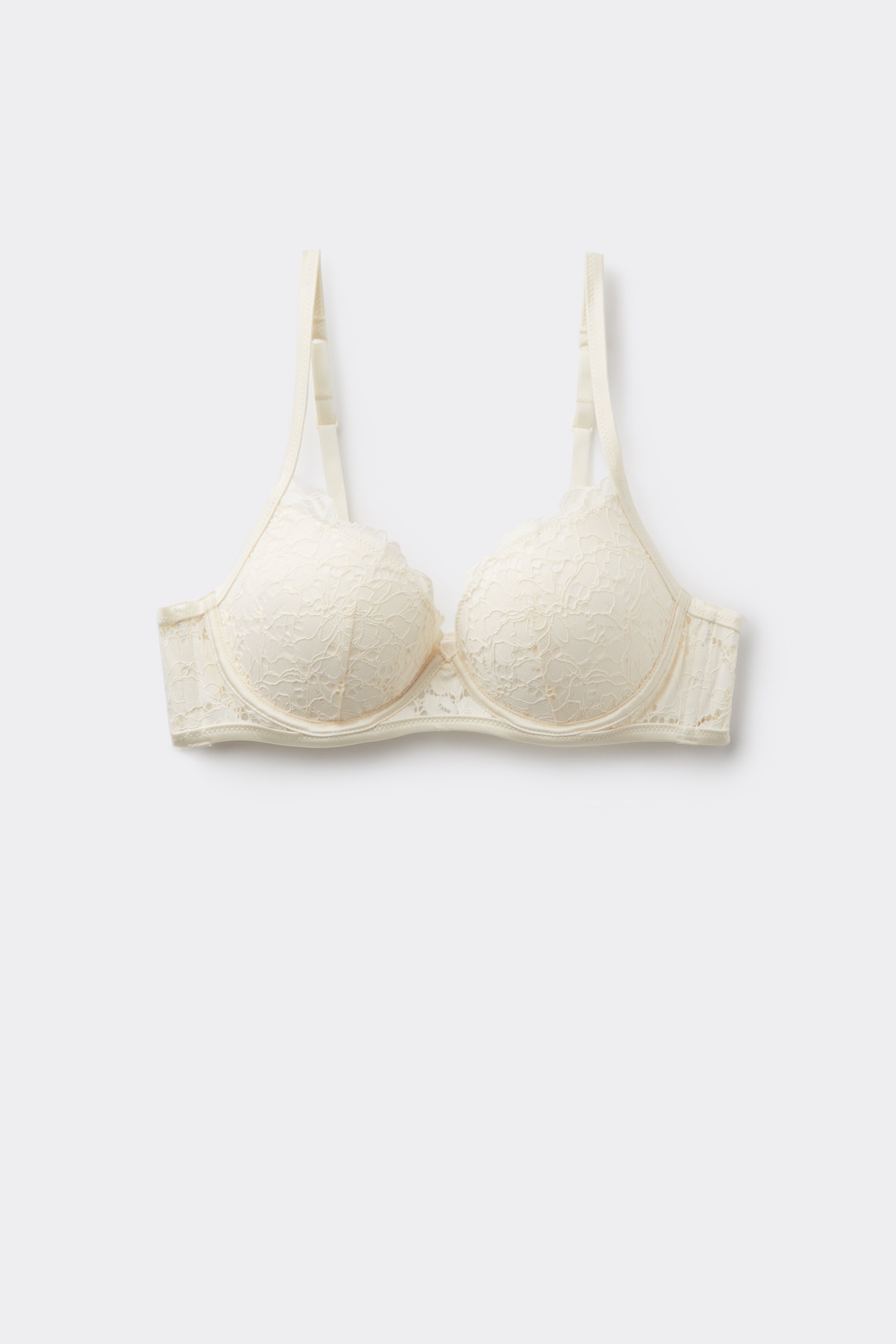 Wattierter Push-up-BH Berlin Ivory Bloom