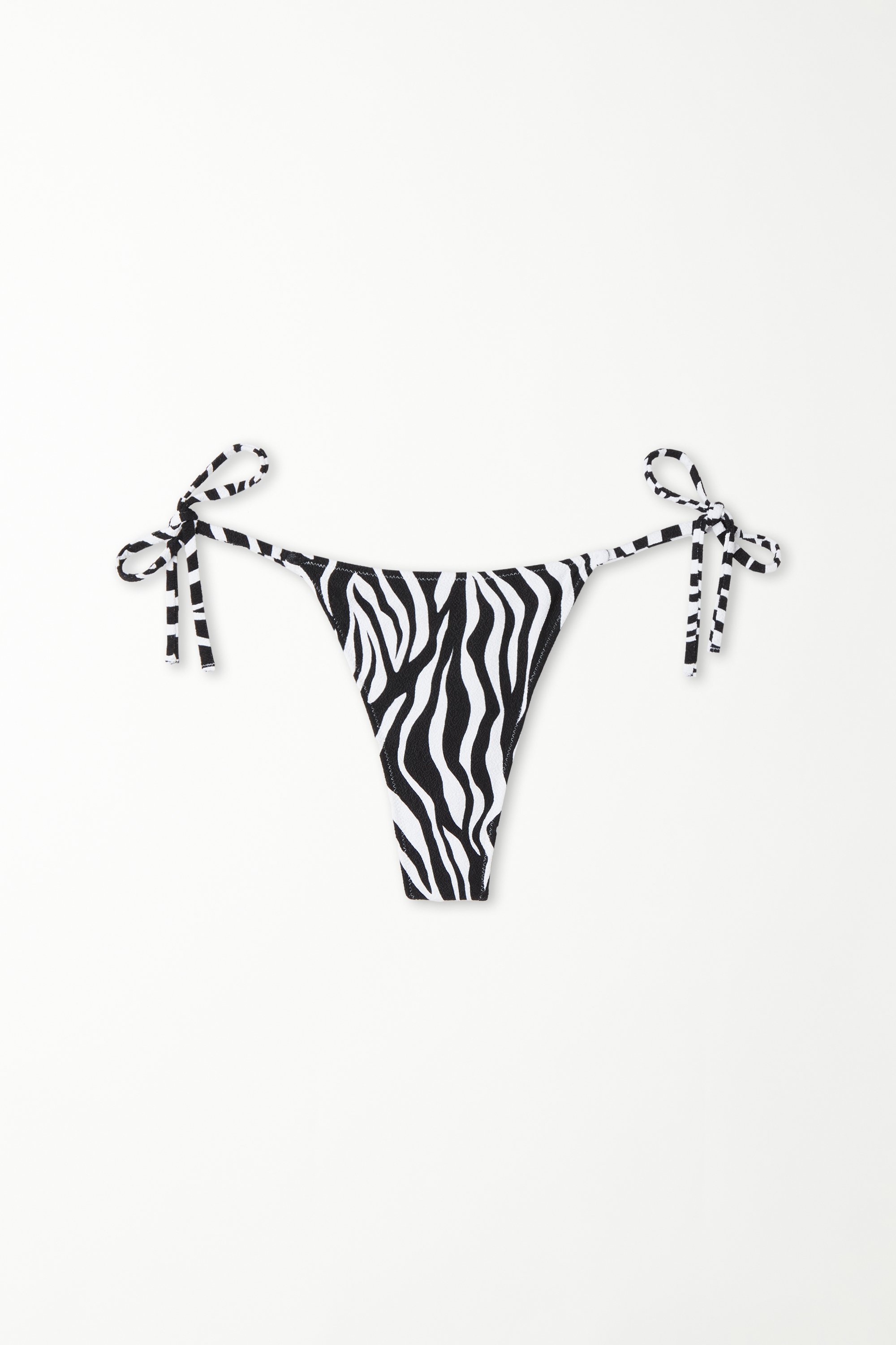 Stringi Bikini ze Sznureczkami Timeless Zebra