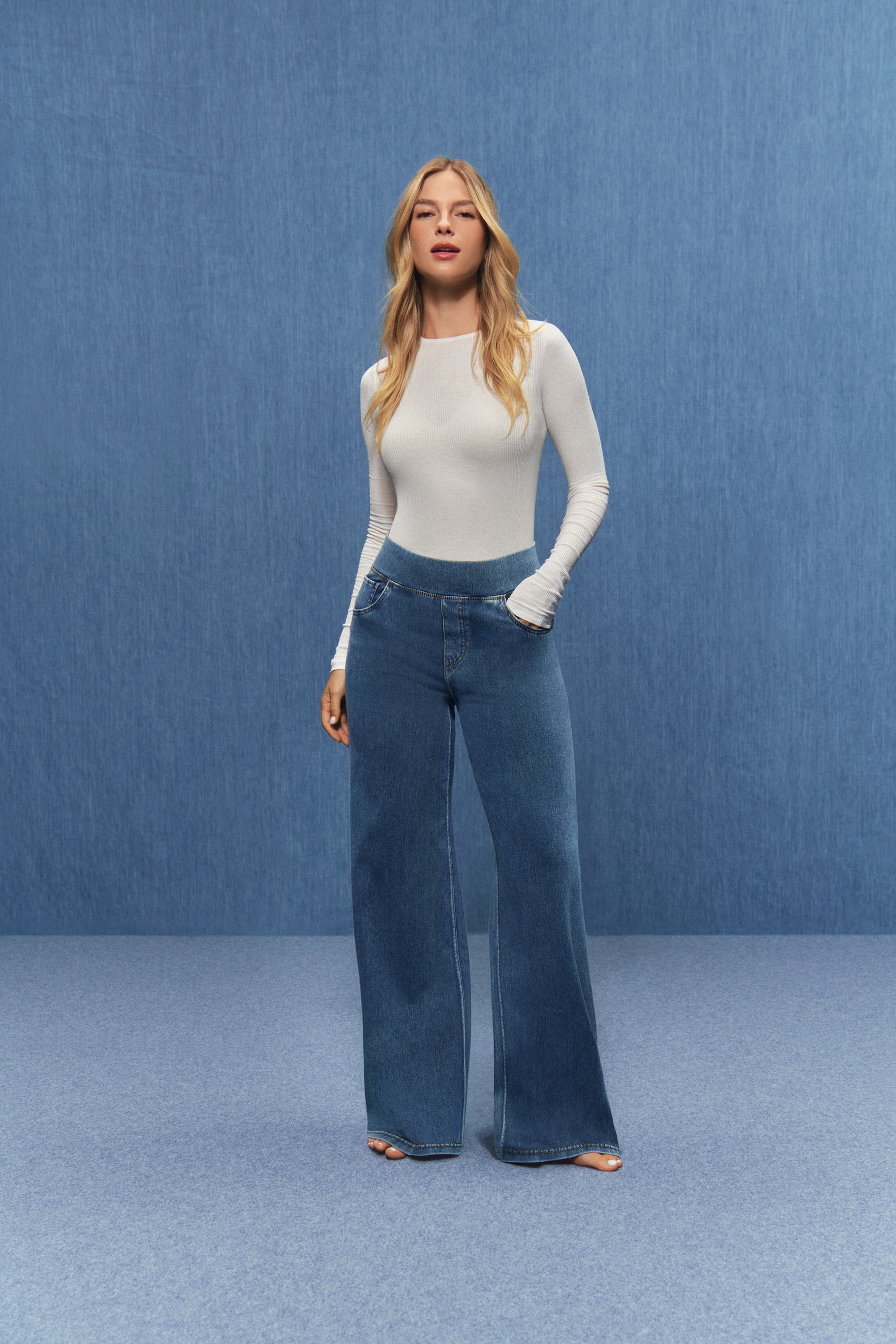 Pantapalazzo Denim Extra Stretch