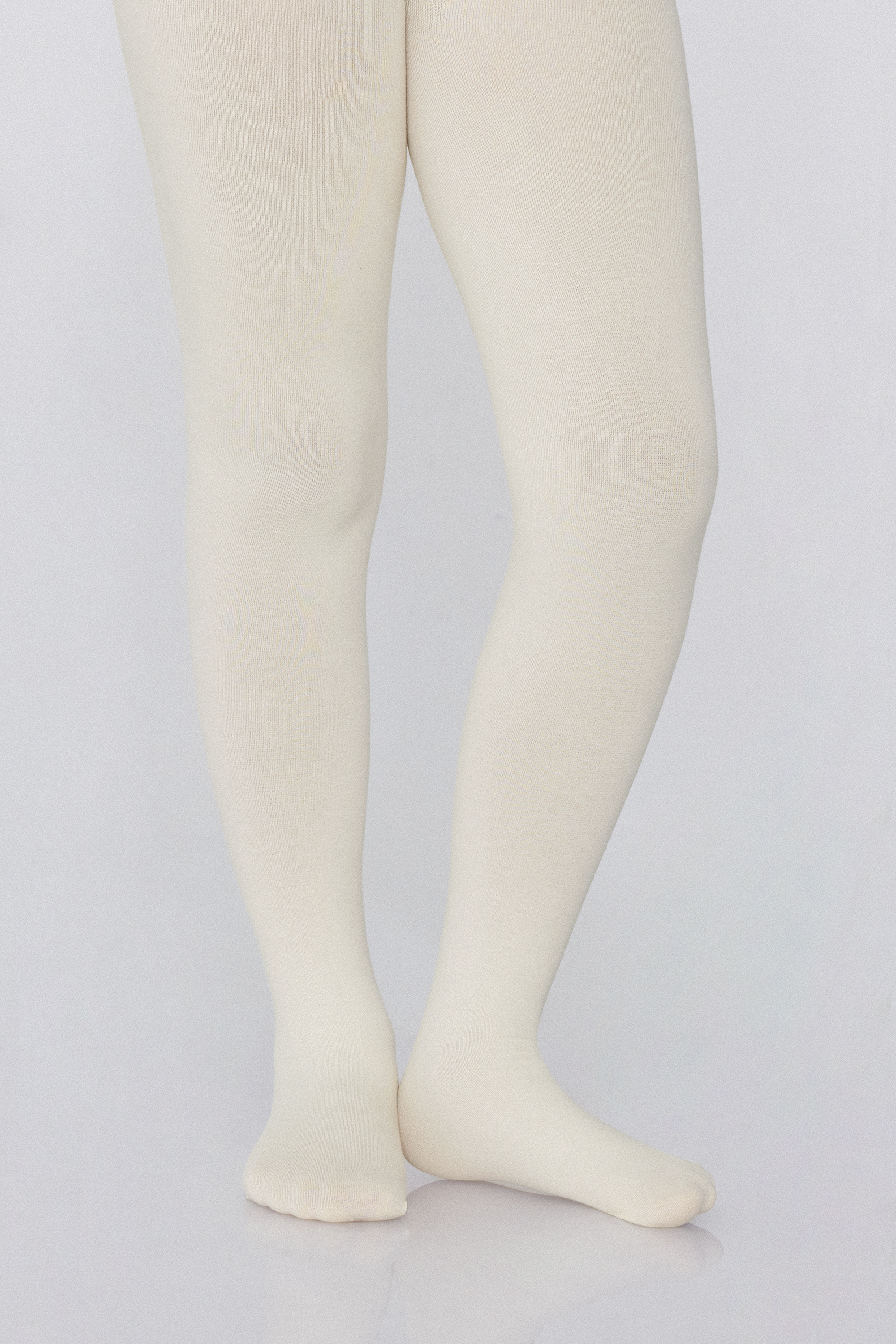 Basic-Mädchenstrumpfhose aus Baumwolle
