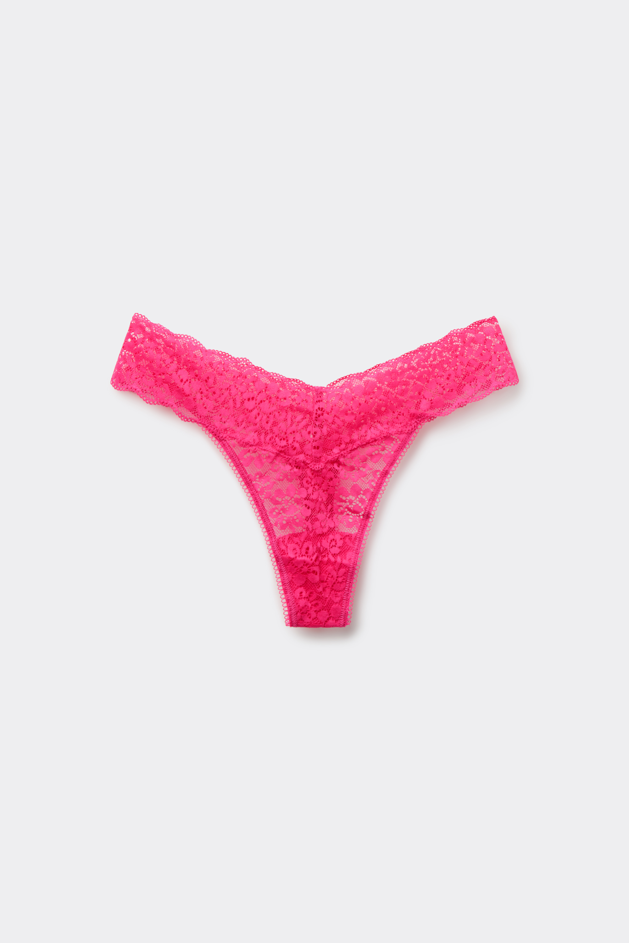 Leg Spell String High-Leg Recycled Lace G-String - G-strings - Women | Tezenis