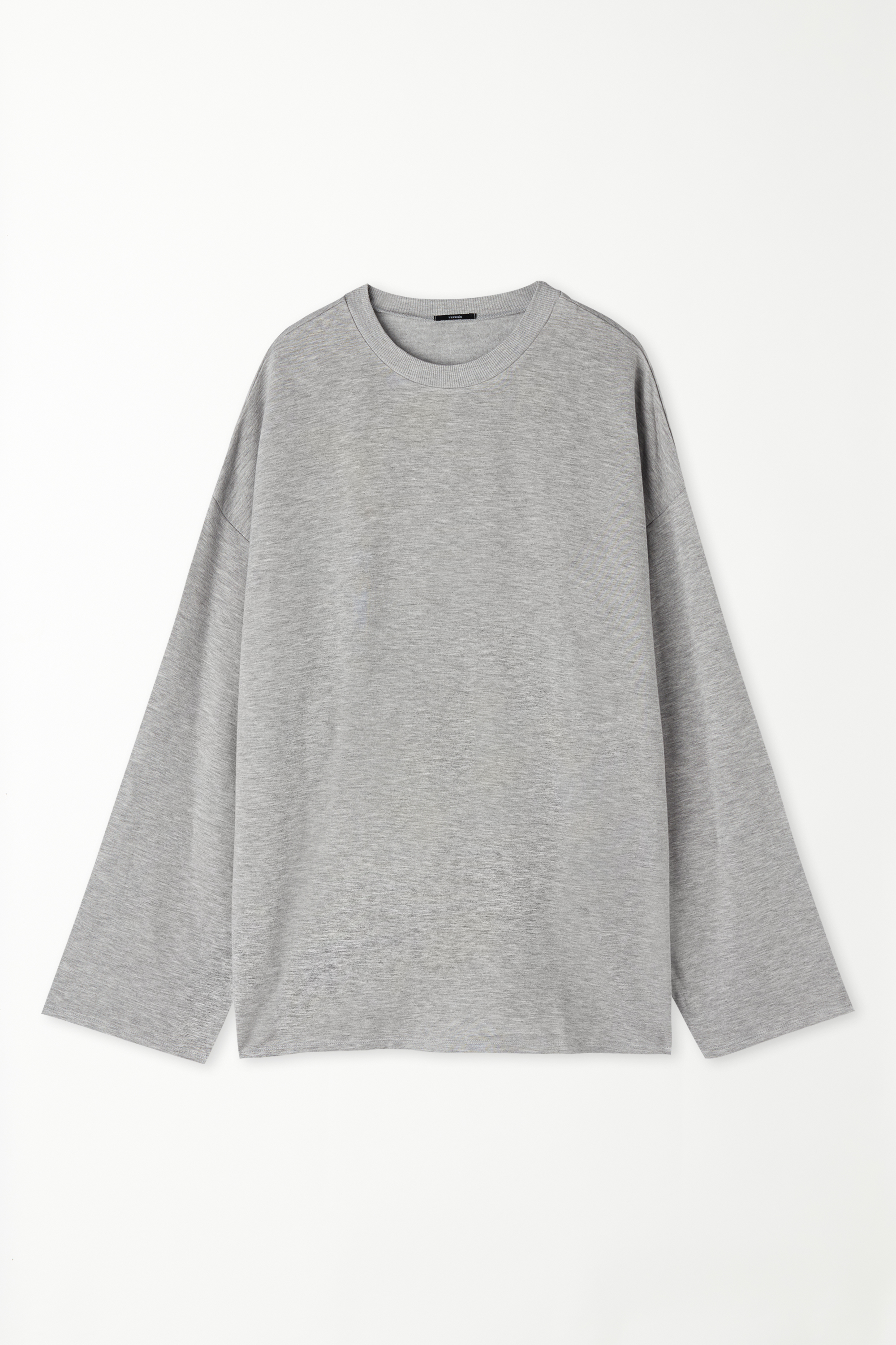 Long-Sleeved Plush Oversized Top