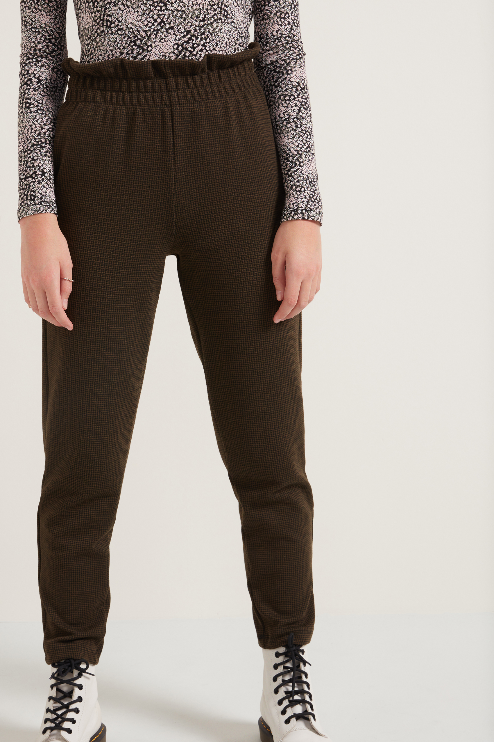 ruched jogger pants